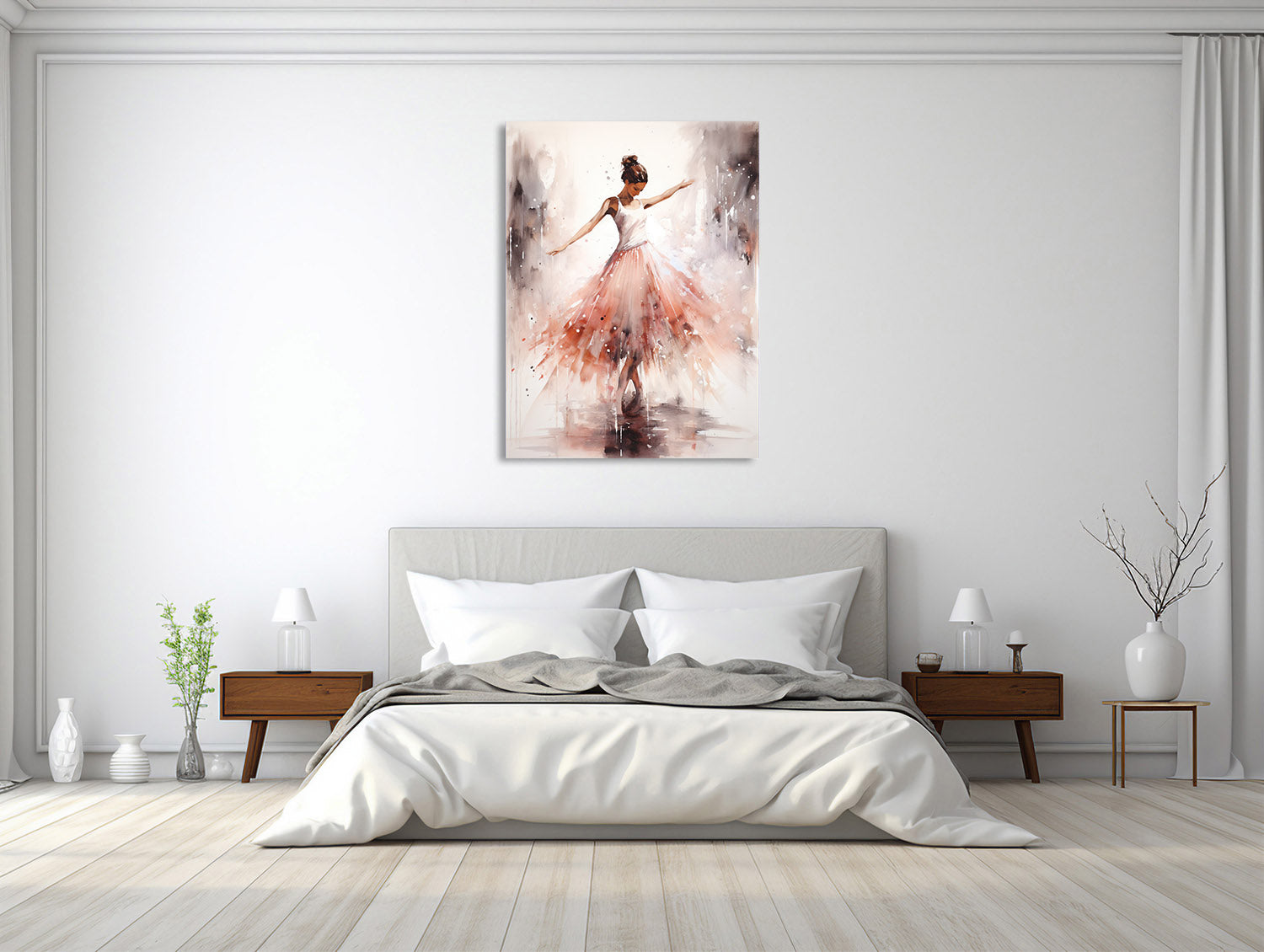 Aquarelltanz Ballerina