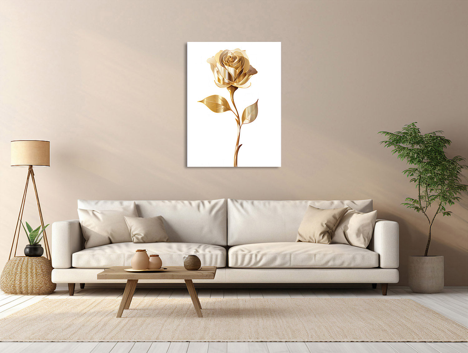 Goldene Ewigkeitsrose
