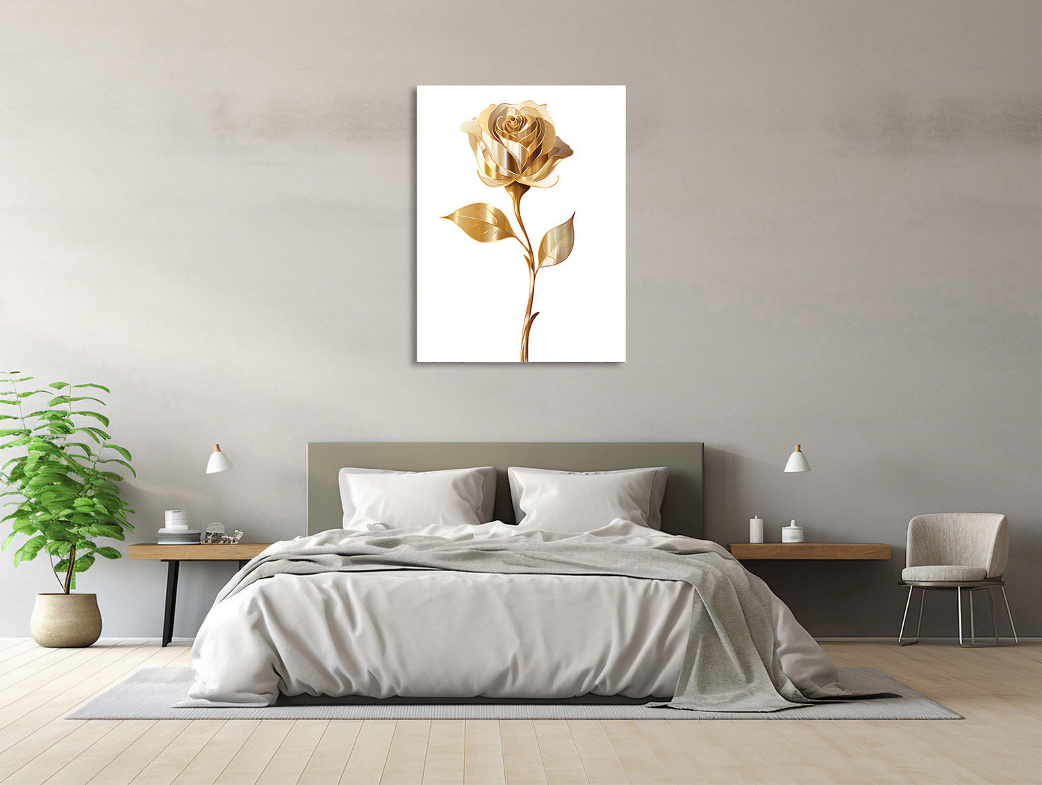 Goldene Ewigkeitsrose