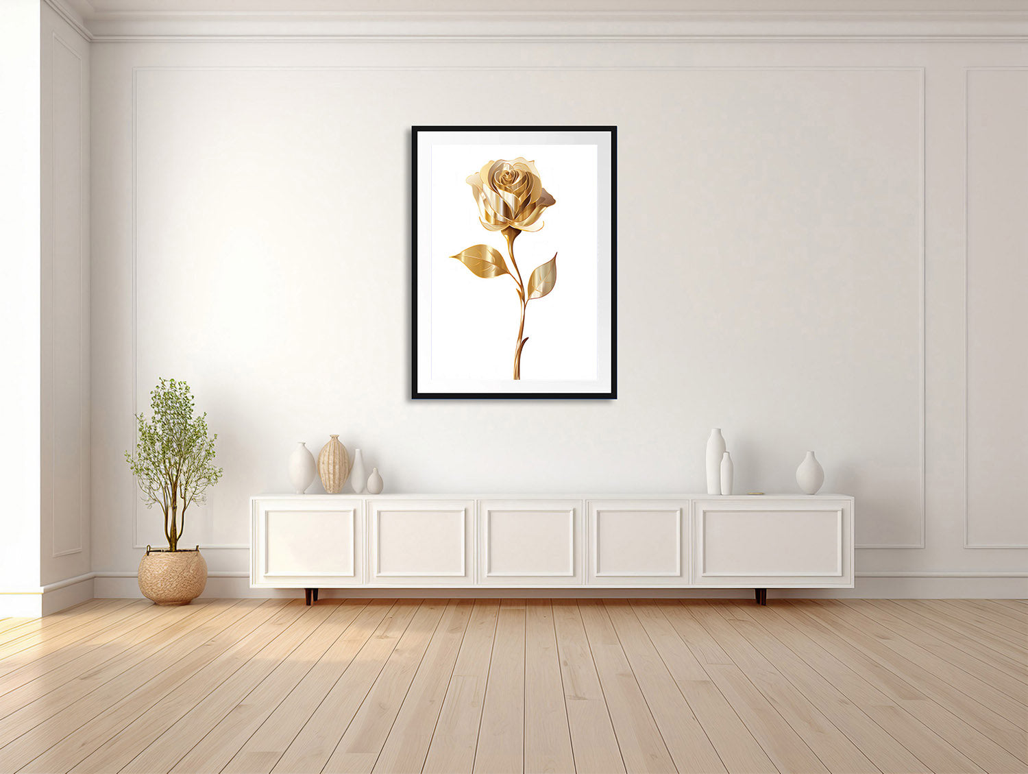 Goldene Ewigkeitsrose