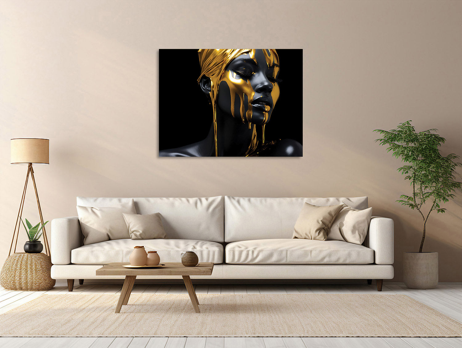 Goldenes Portrait