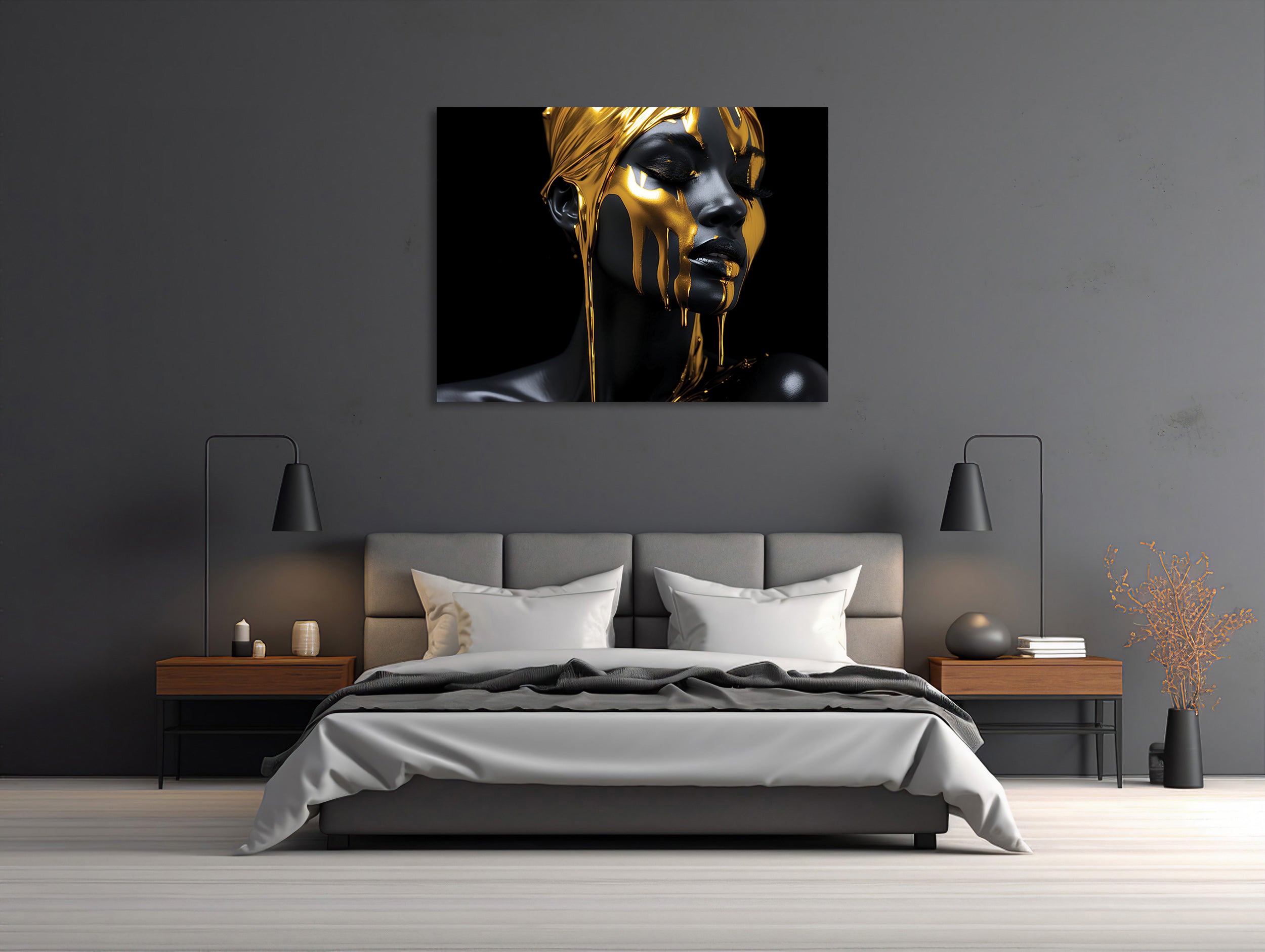 Goldenes Portrait
