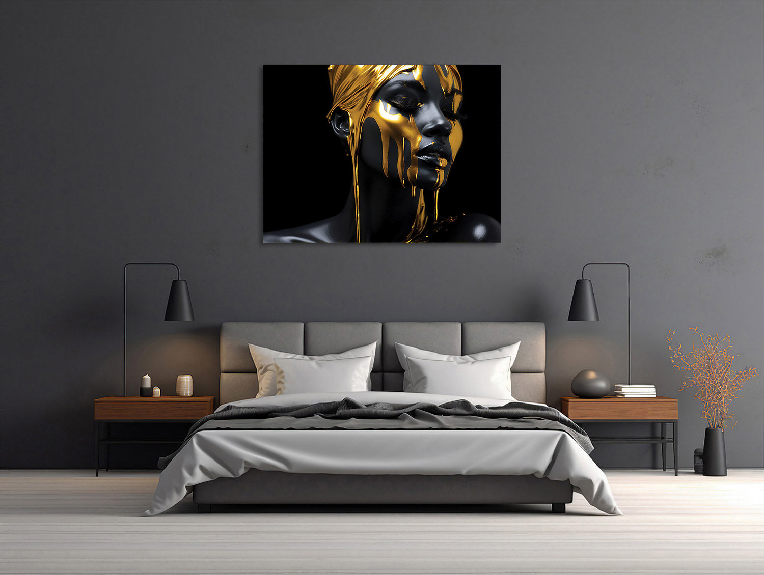 Goldenes Portrait