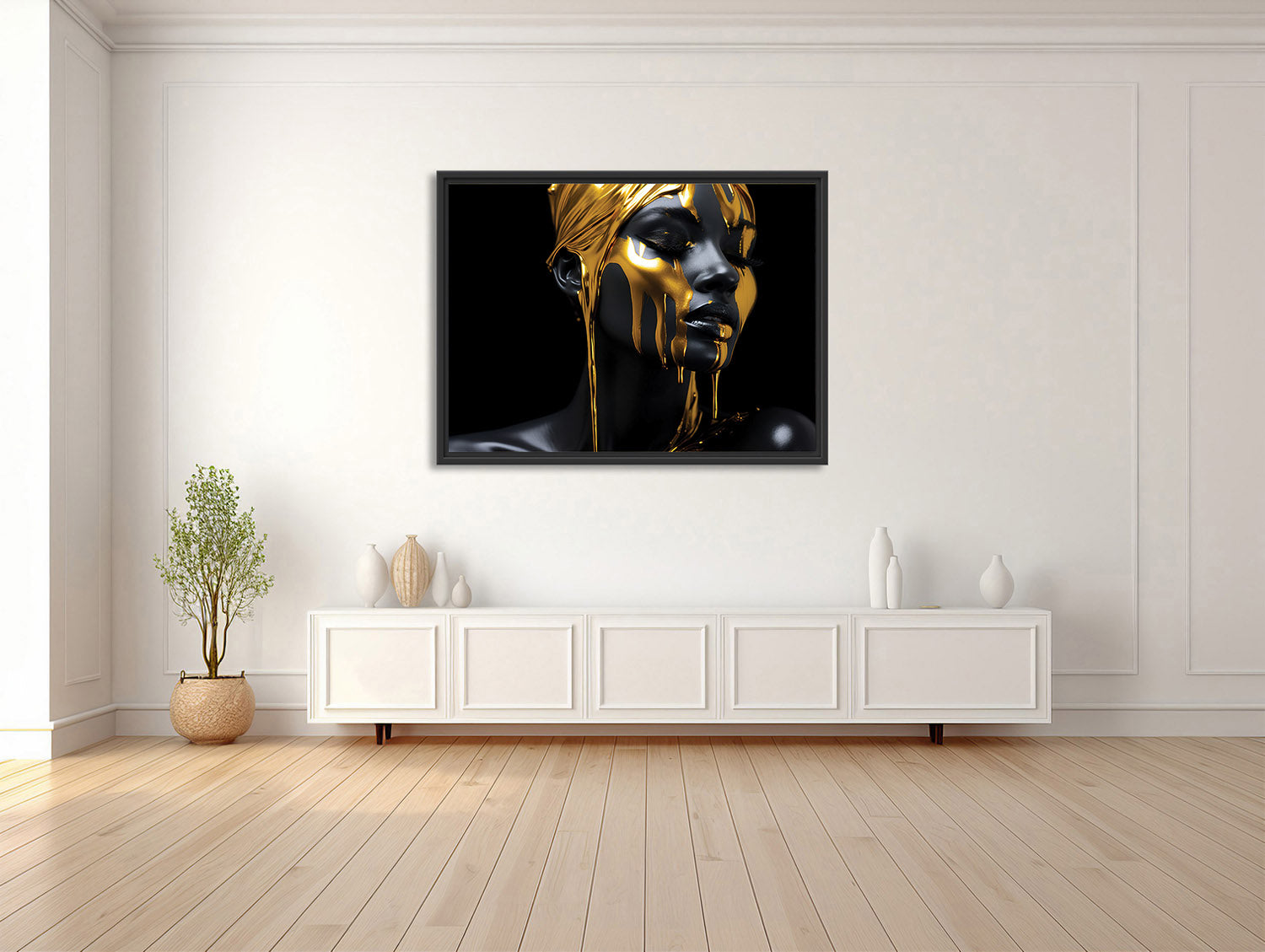 Goldenes Portrait