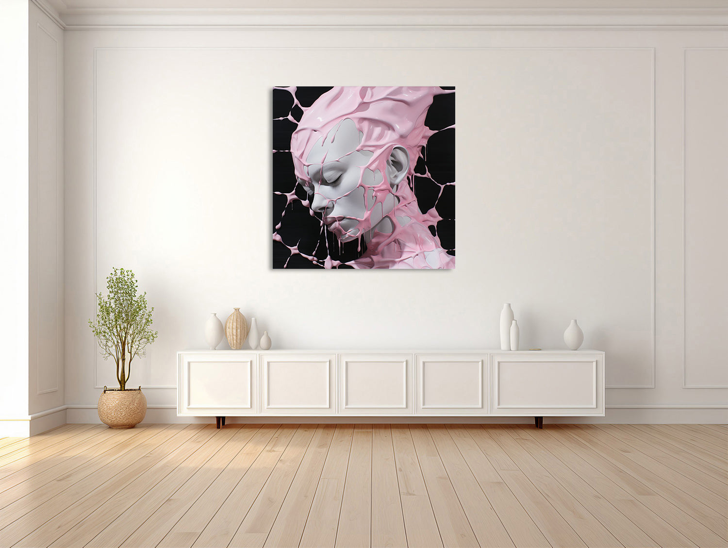 Flüssige Eleganz in Rosa