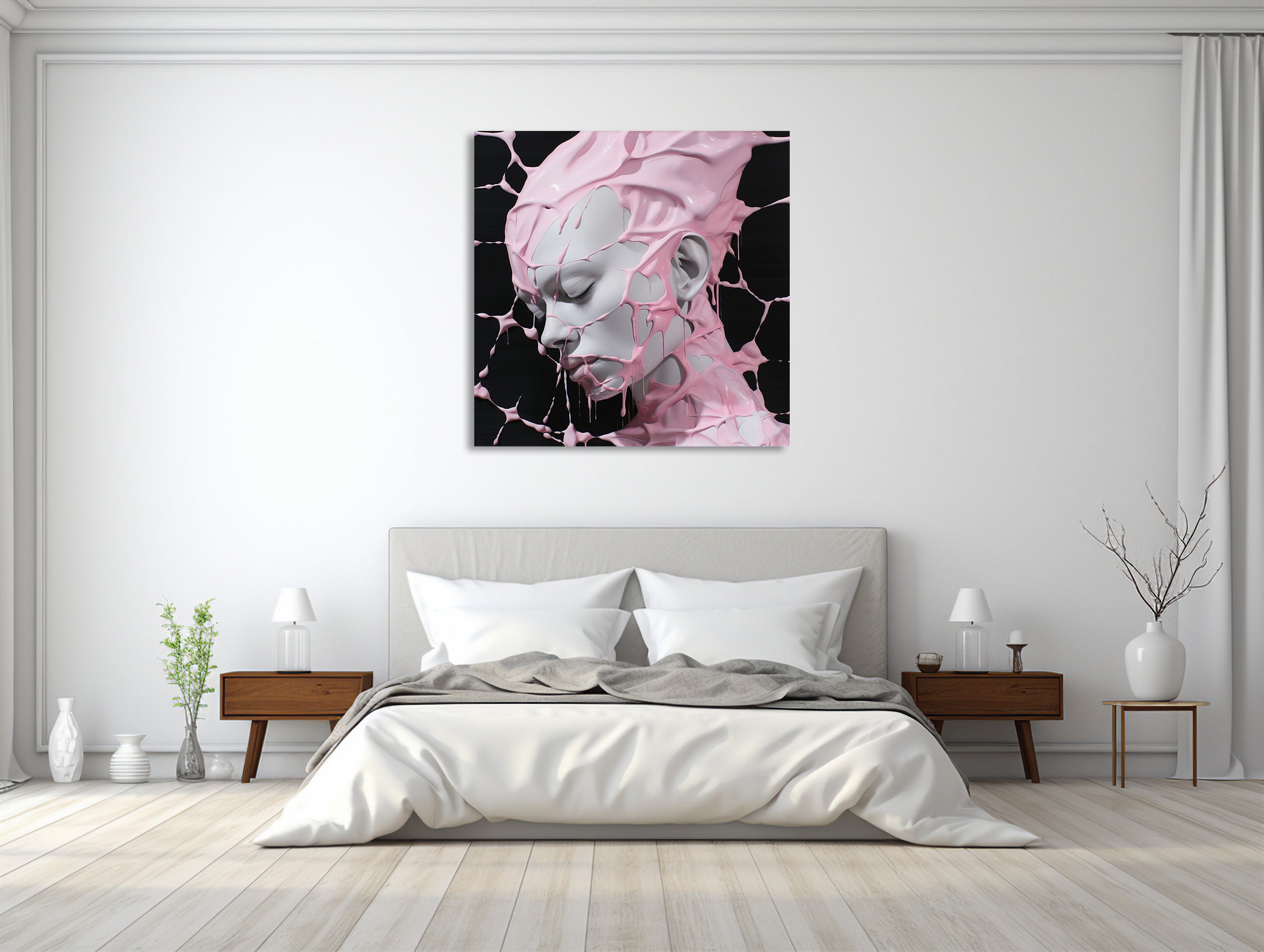 Flüssige Eleganz in Rosa