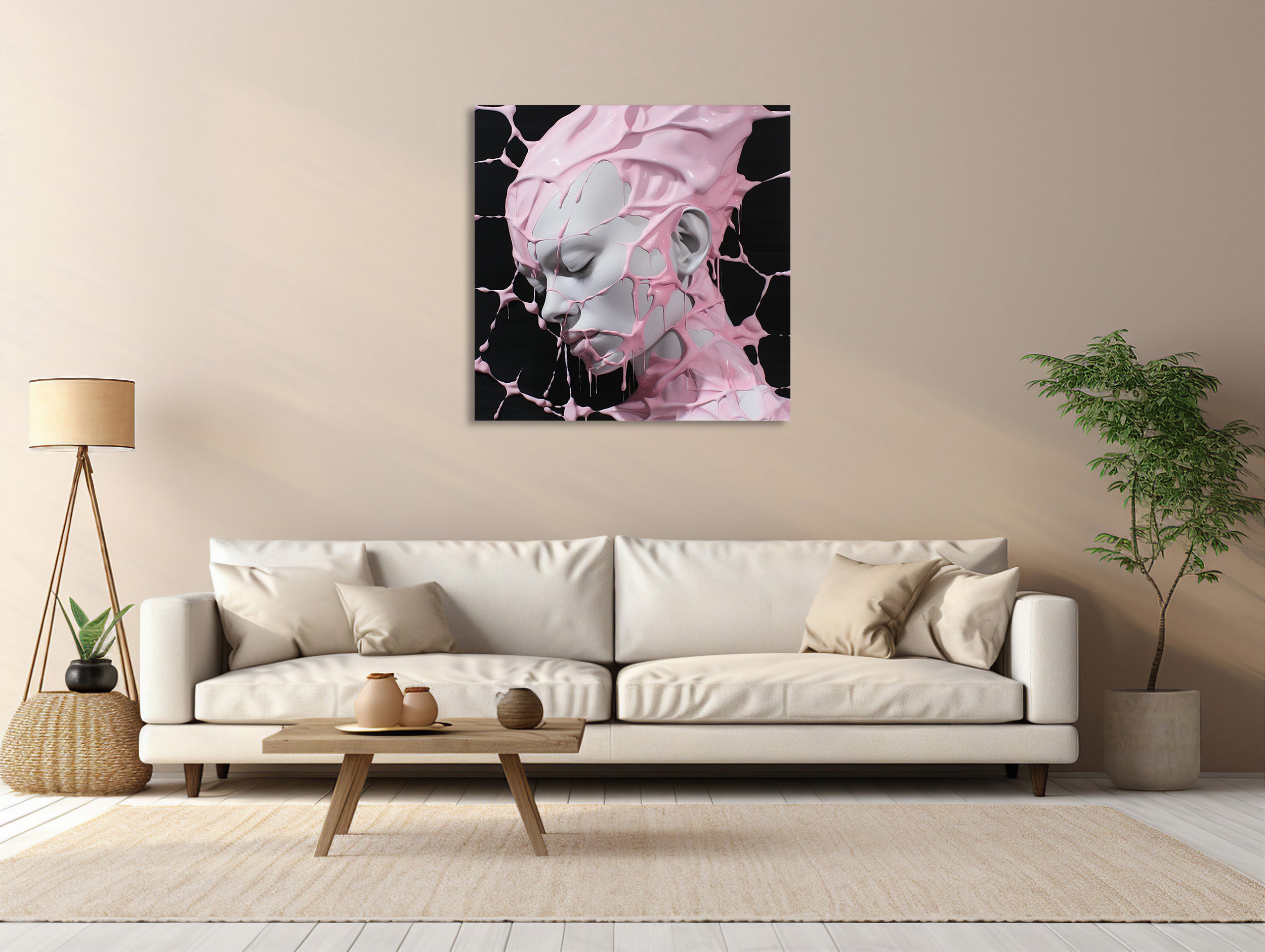 Flüssige Eleganz in Rosa