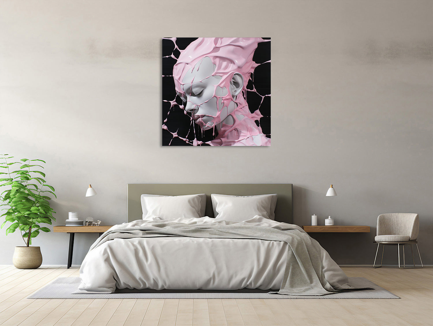 Flüssige Eleganz in Rosa