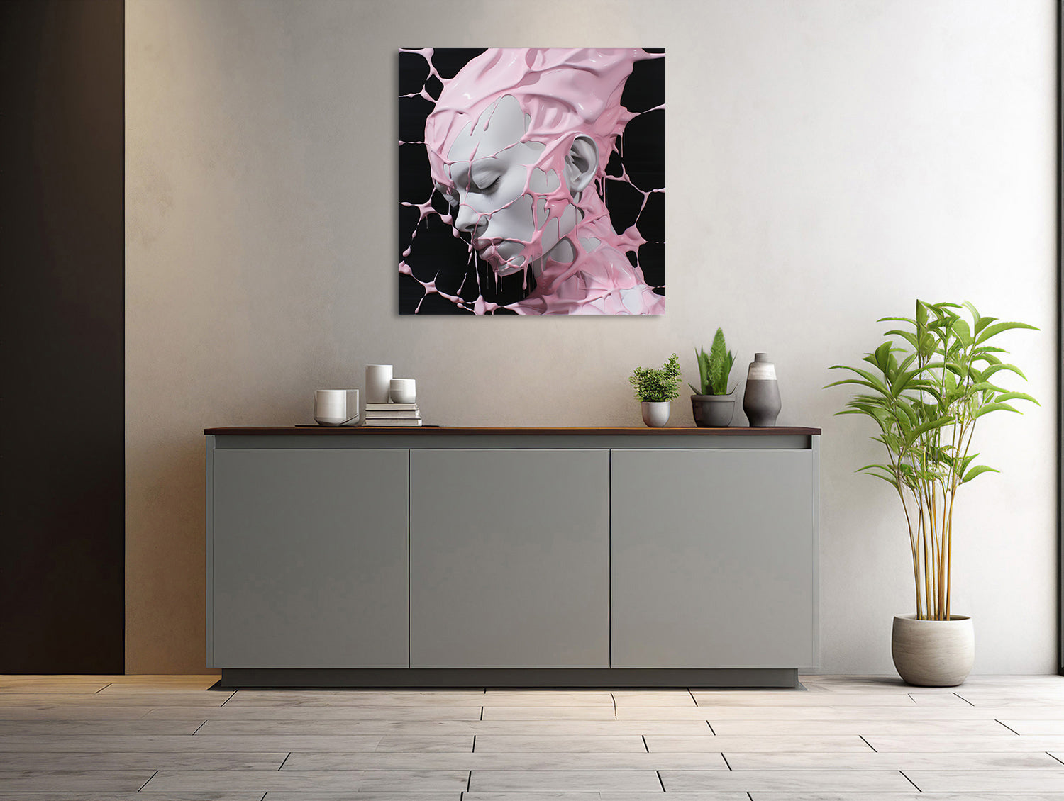 Flüssige Eleganz in Rosa