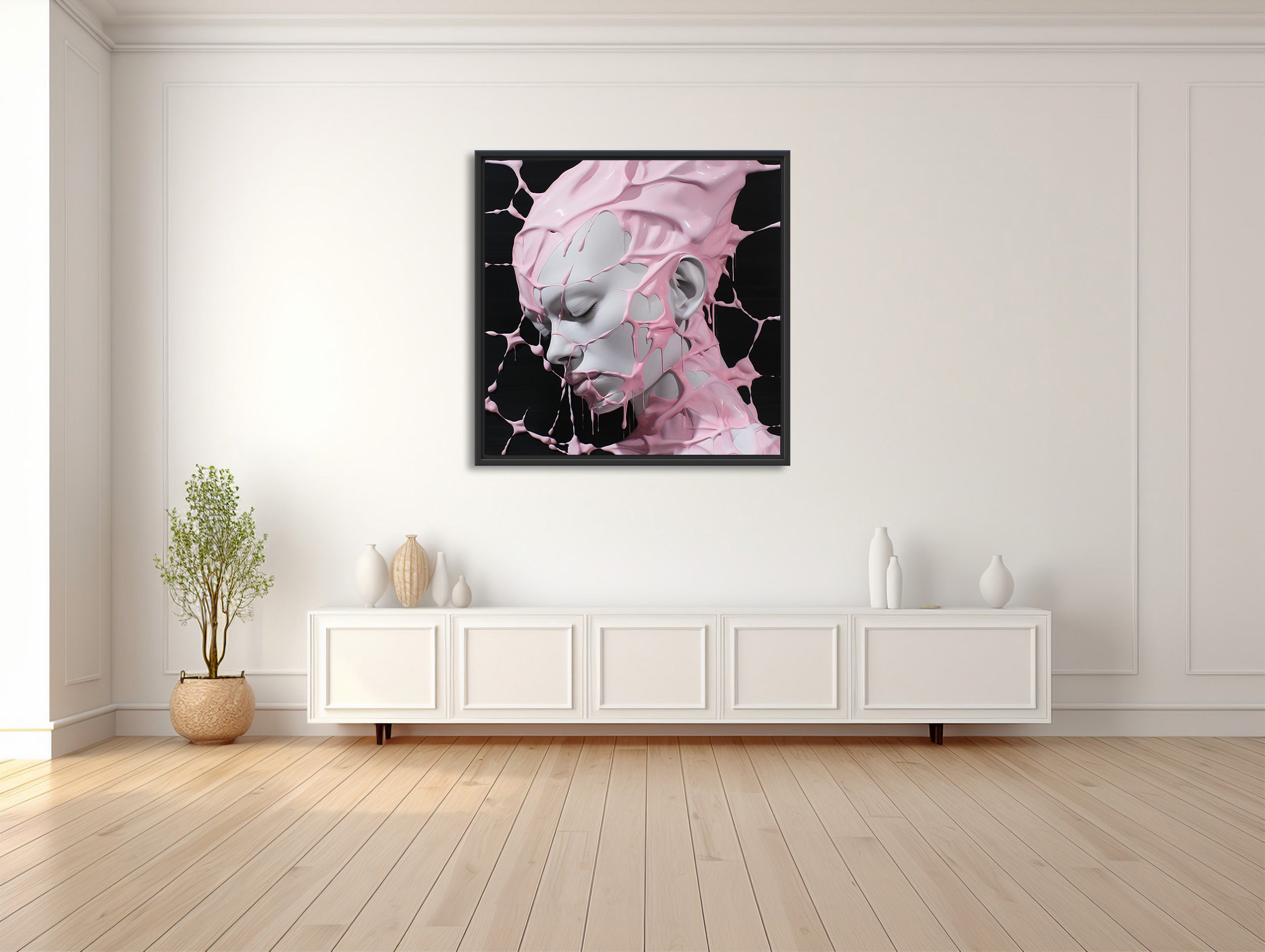 Flüssige Eleganz in Rosa