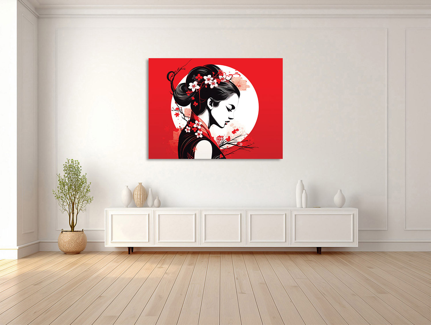 Geisha im Blütenrausch