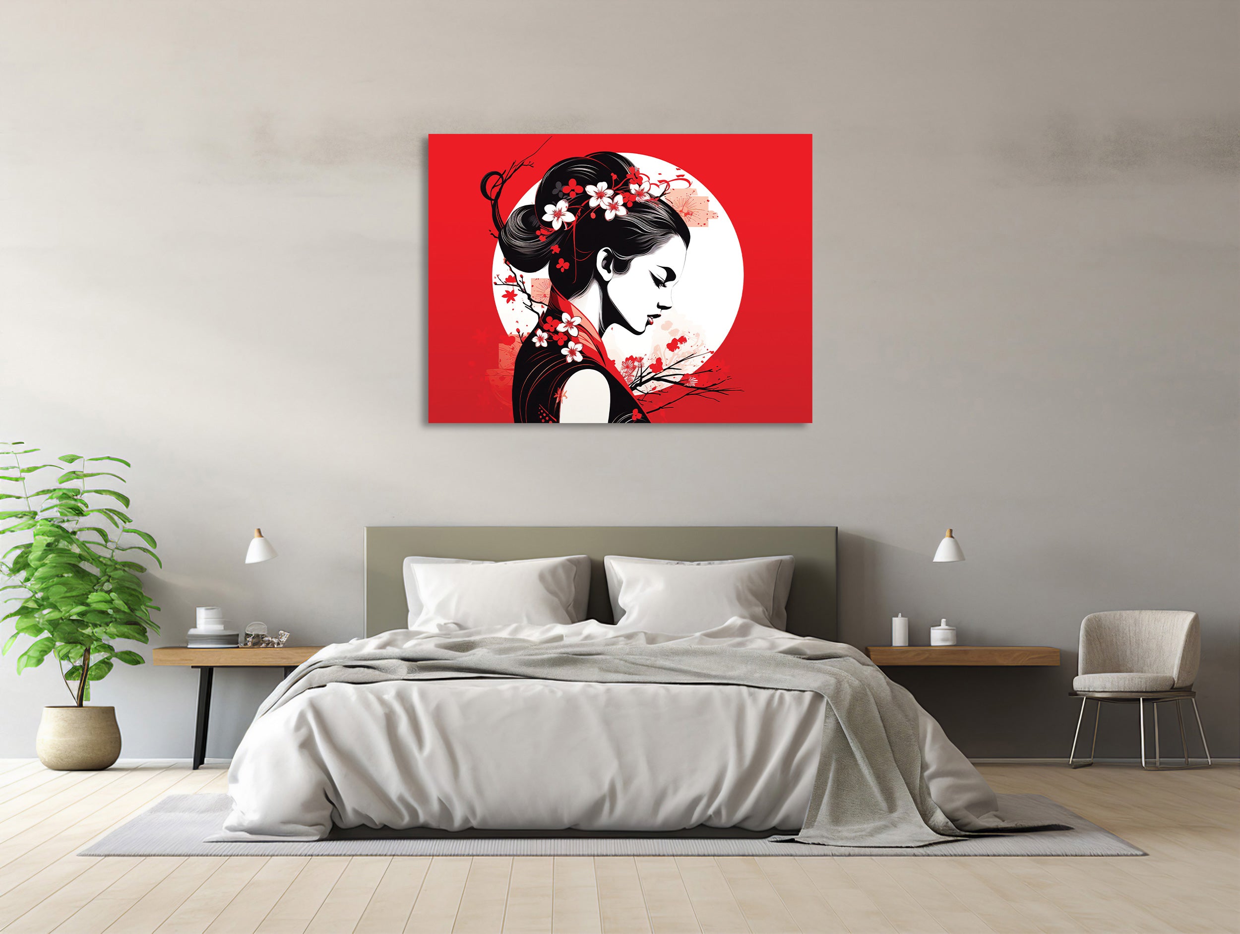 Geisha im Blütenrausch