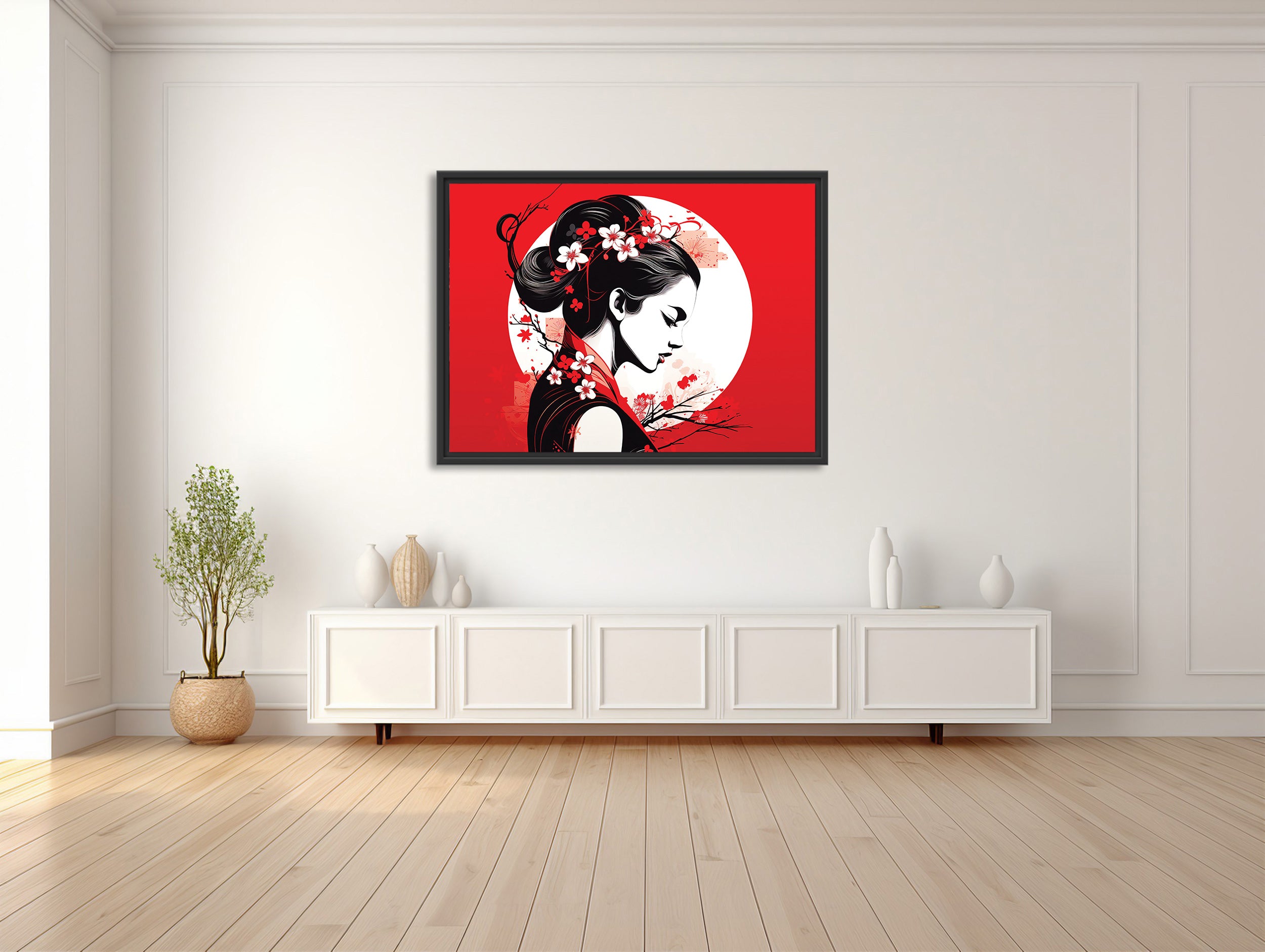 Geisha im Blütenrausch
