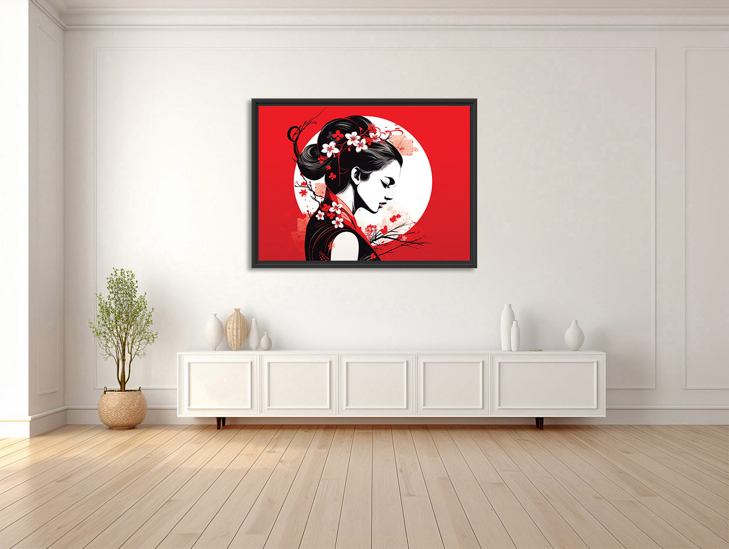 Geisha im Blütenrausch
