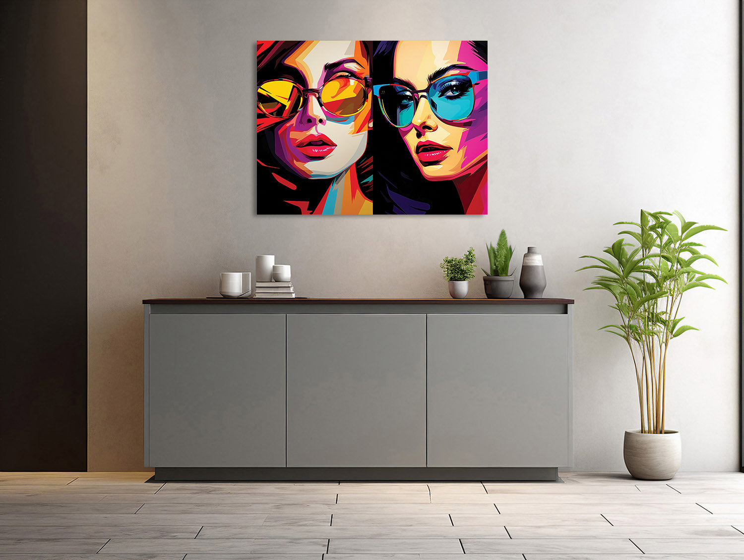 Pop-Art-Begegnung