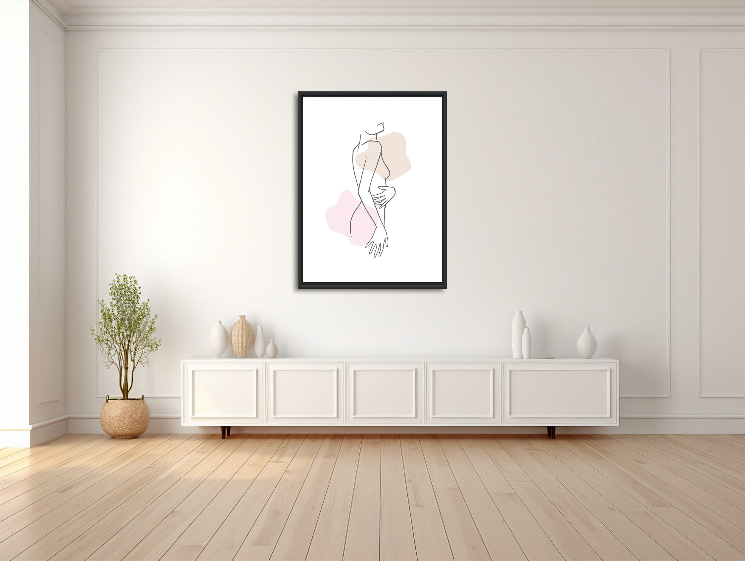 Weibliche Silhouette