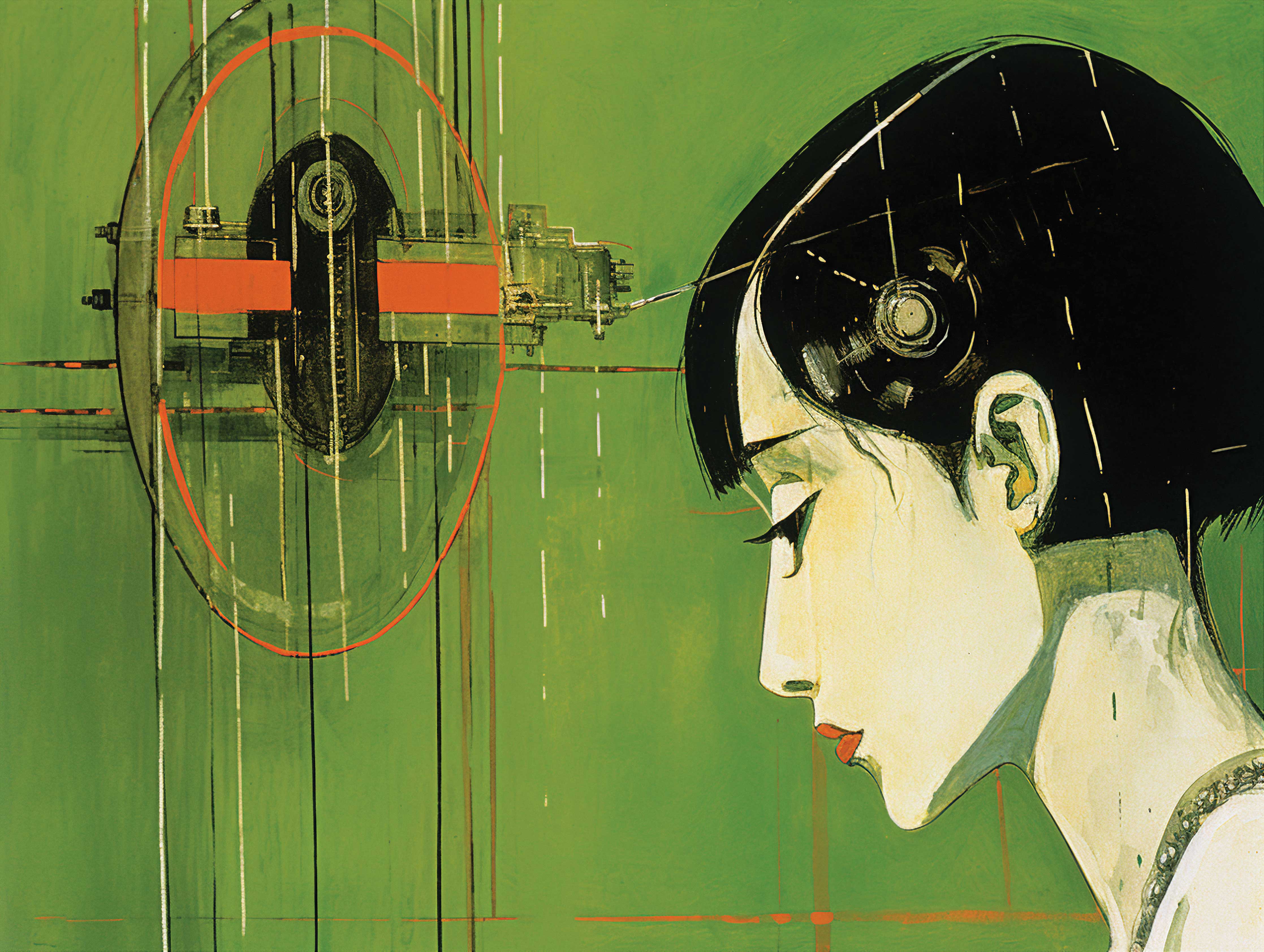 Cyberpunk-Reflexion