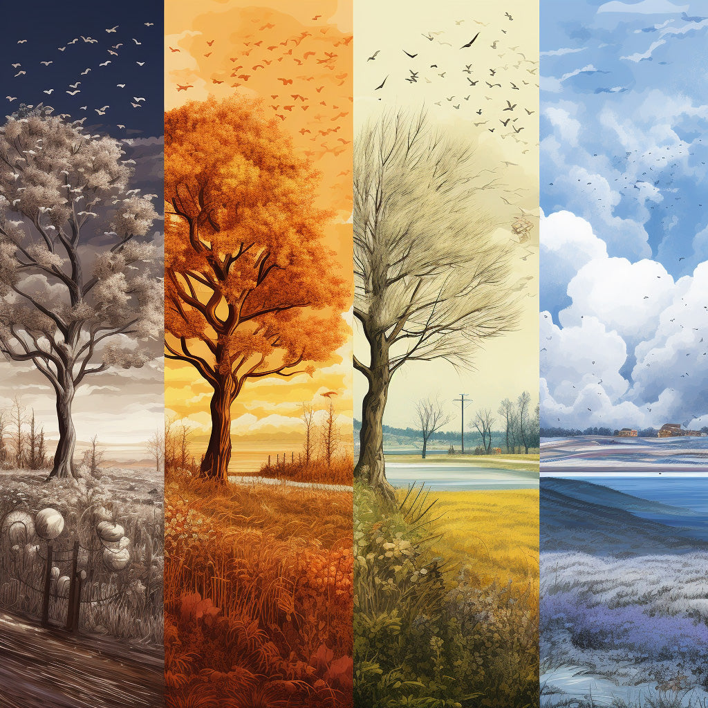 Wandbilder im Wandel der Jahreszeiten: Wie du dein Zuhause das ganze Jahr über neu erleben kannst