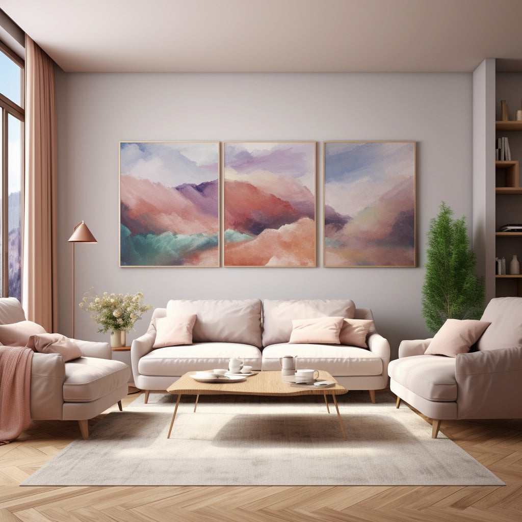 Wandbilder für das Wohnzimmer: Deine Leinwand der Kreativität und Gemütlichkeit