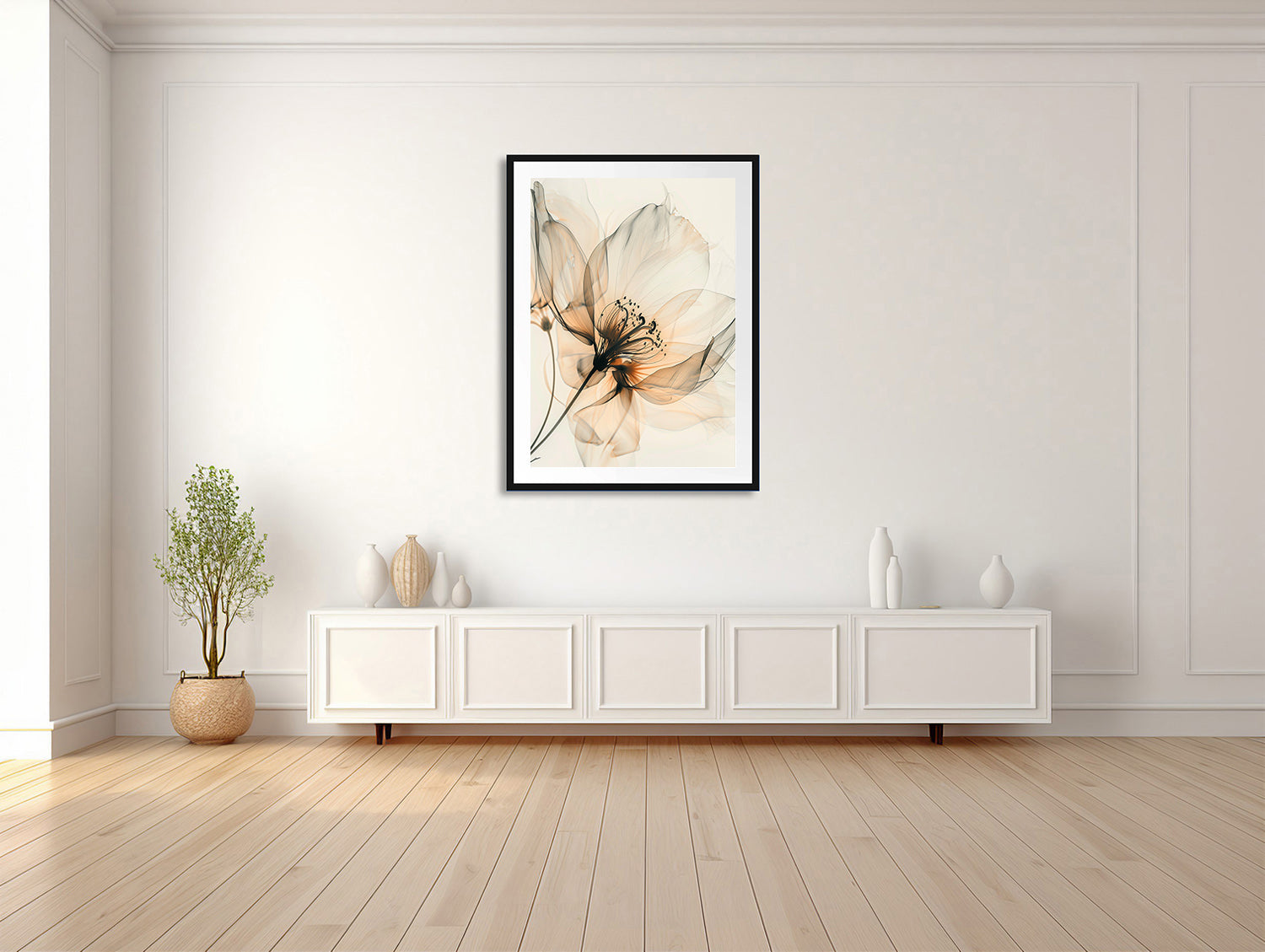 Blühendes Aquarell
