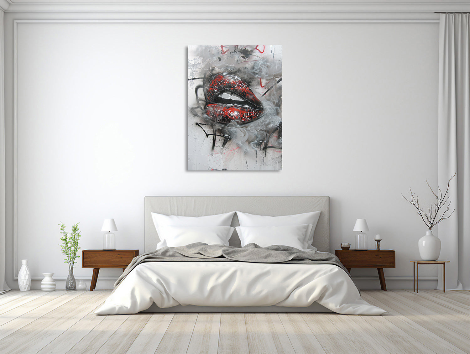 Lippen des Rauchs