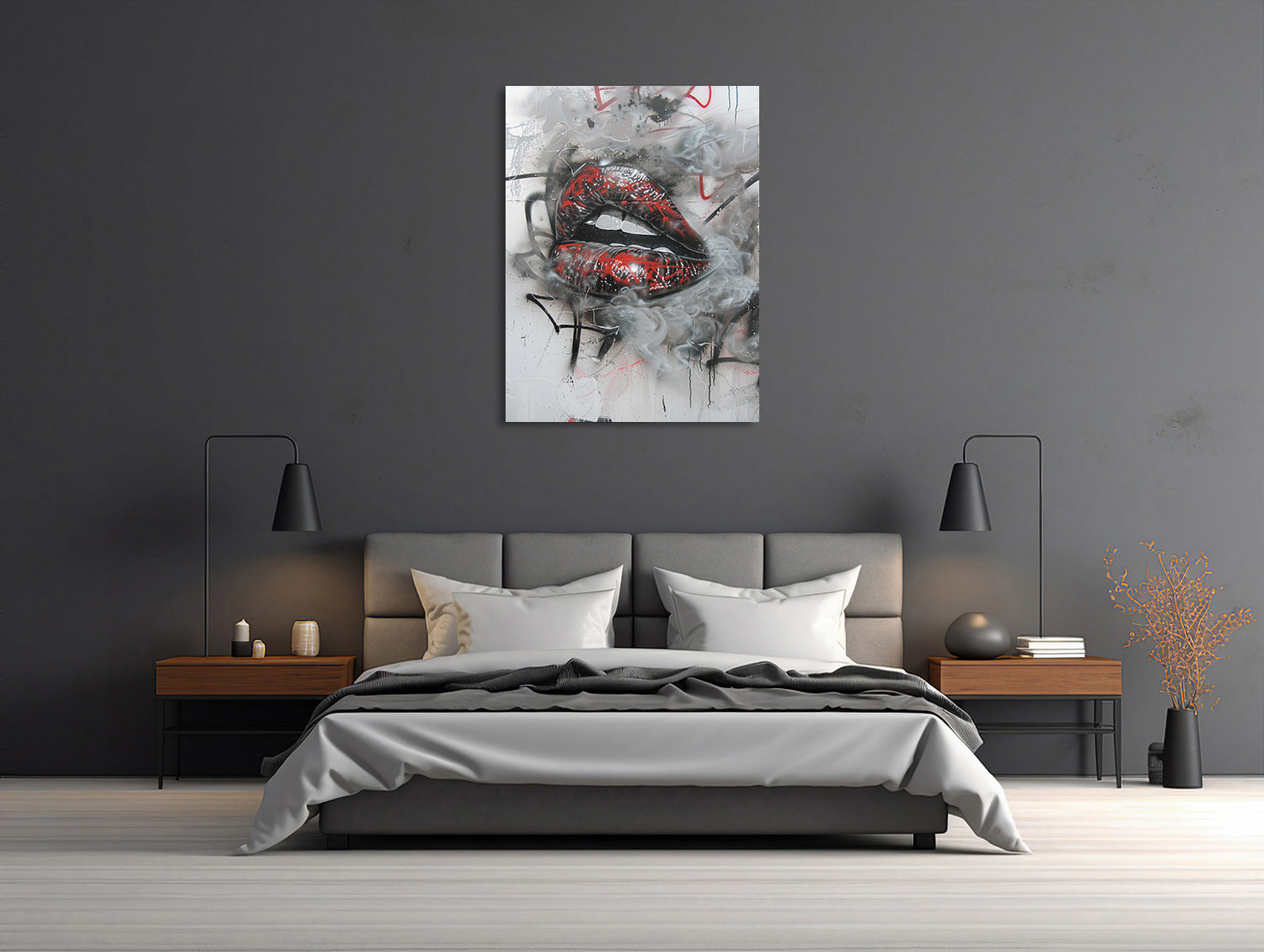Lippen des Rauchs