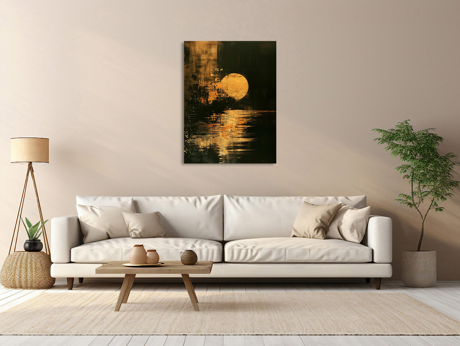 Goldene Ruhe am Meer