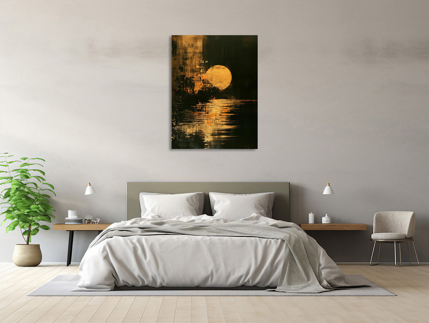 Goldene Ruhe am Meer
