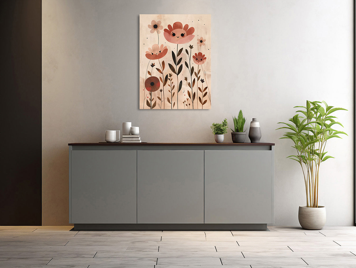 Tanz der fröhlichen Blumen