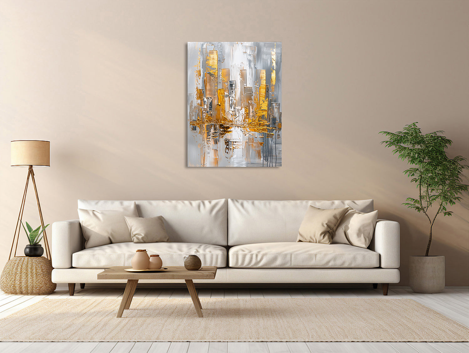 Metropolenglanz in Gold und Silber