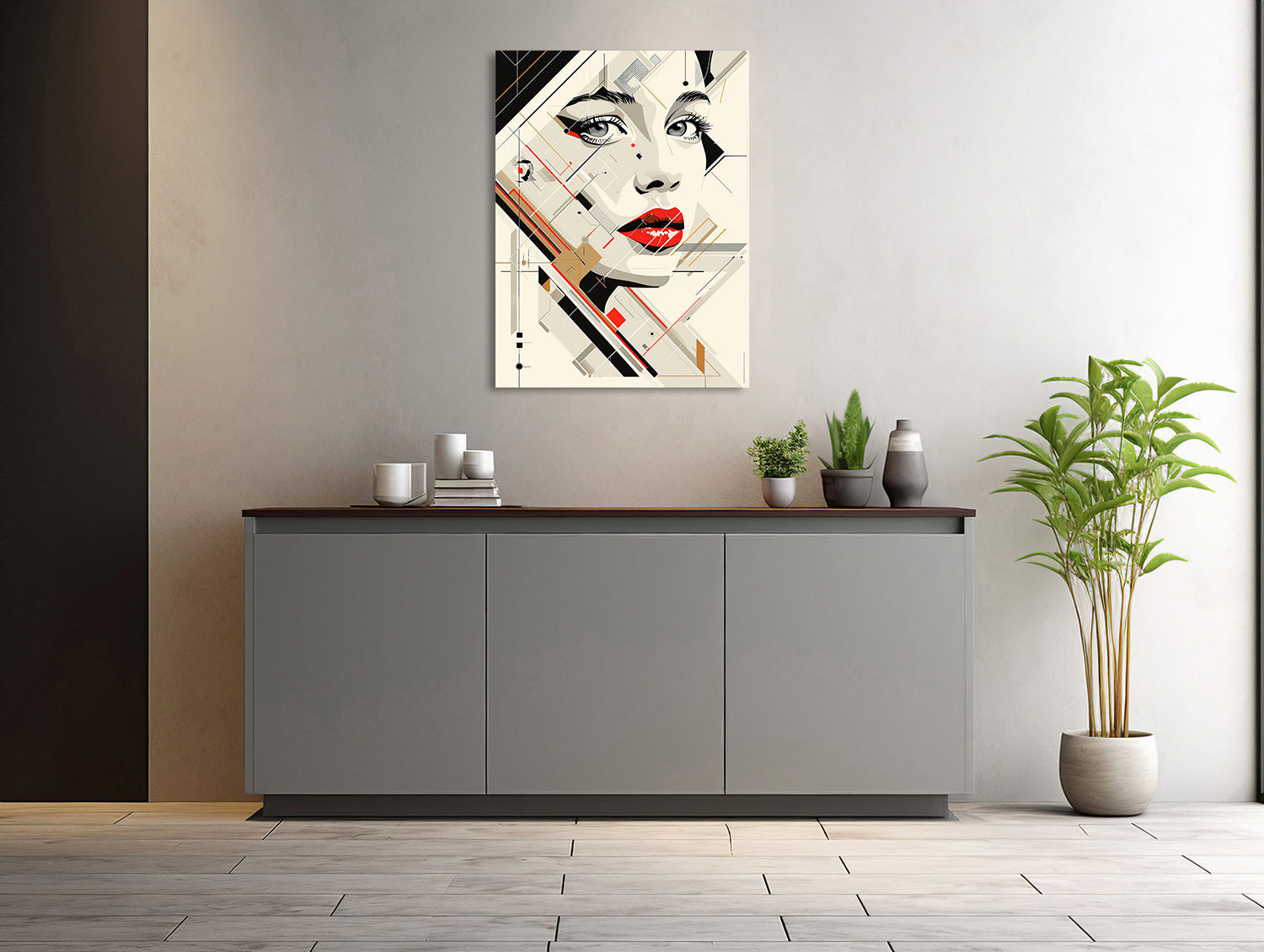 Abstrakte Eleganz in Geometrie