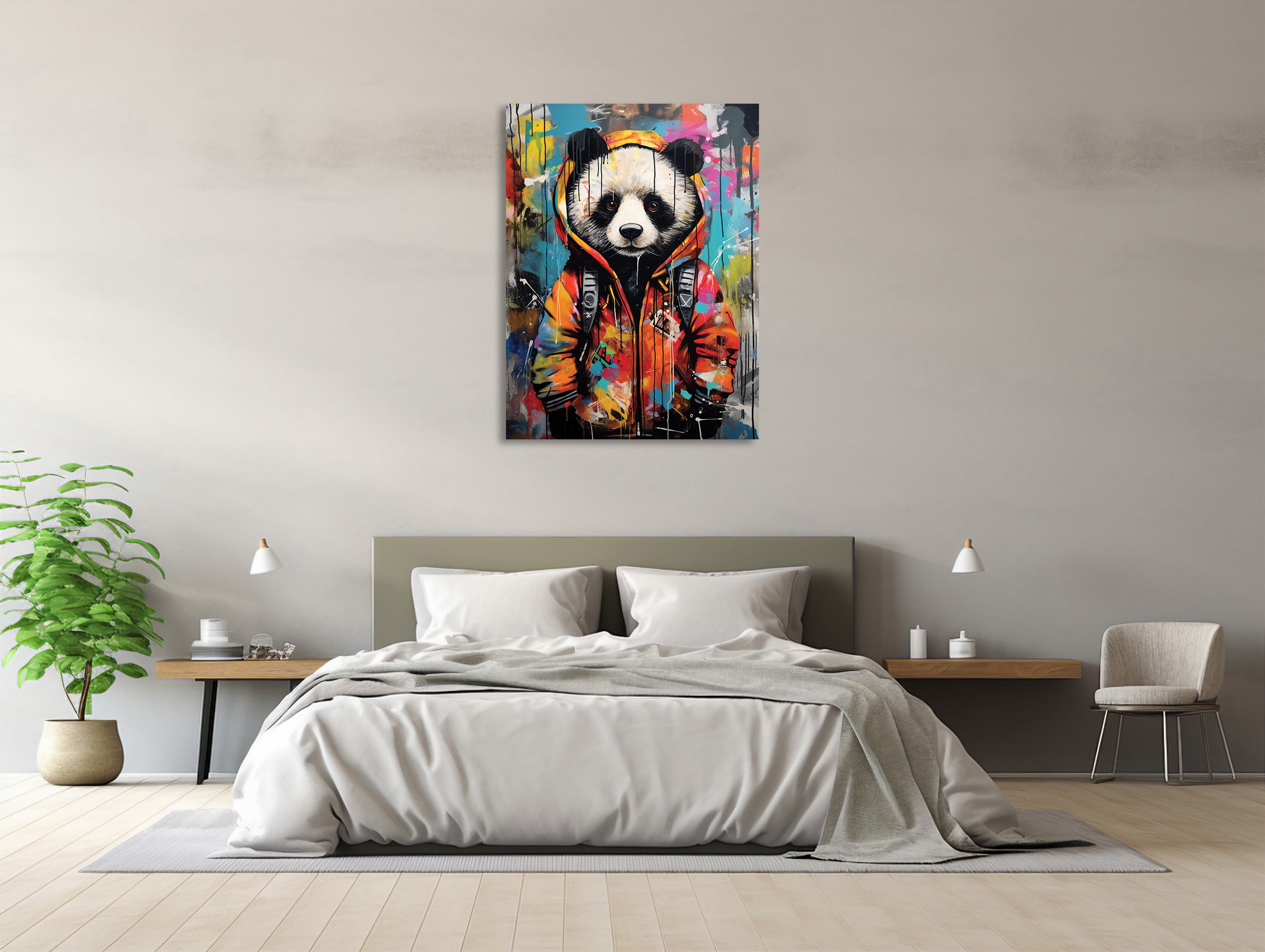 Urbaner Panda-DJ