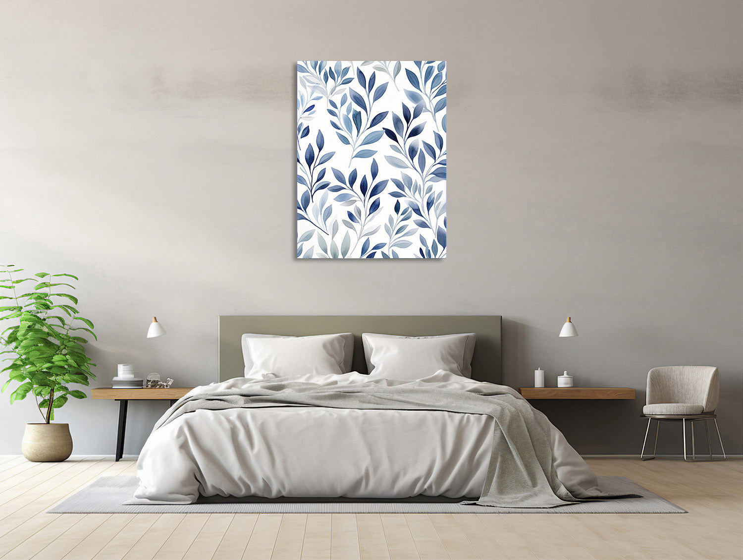 Blaue Flora
