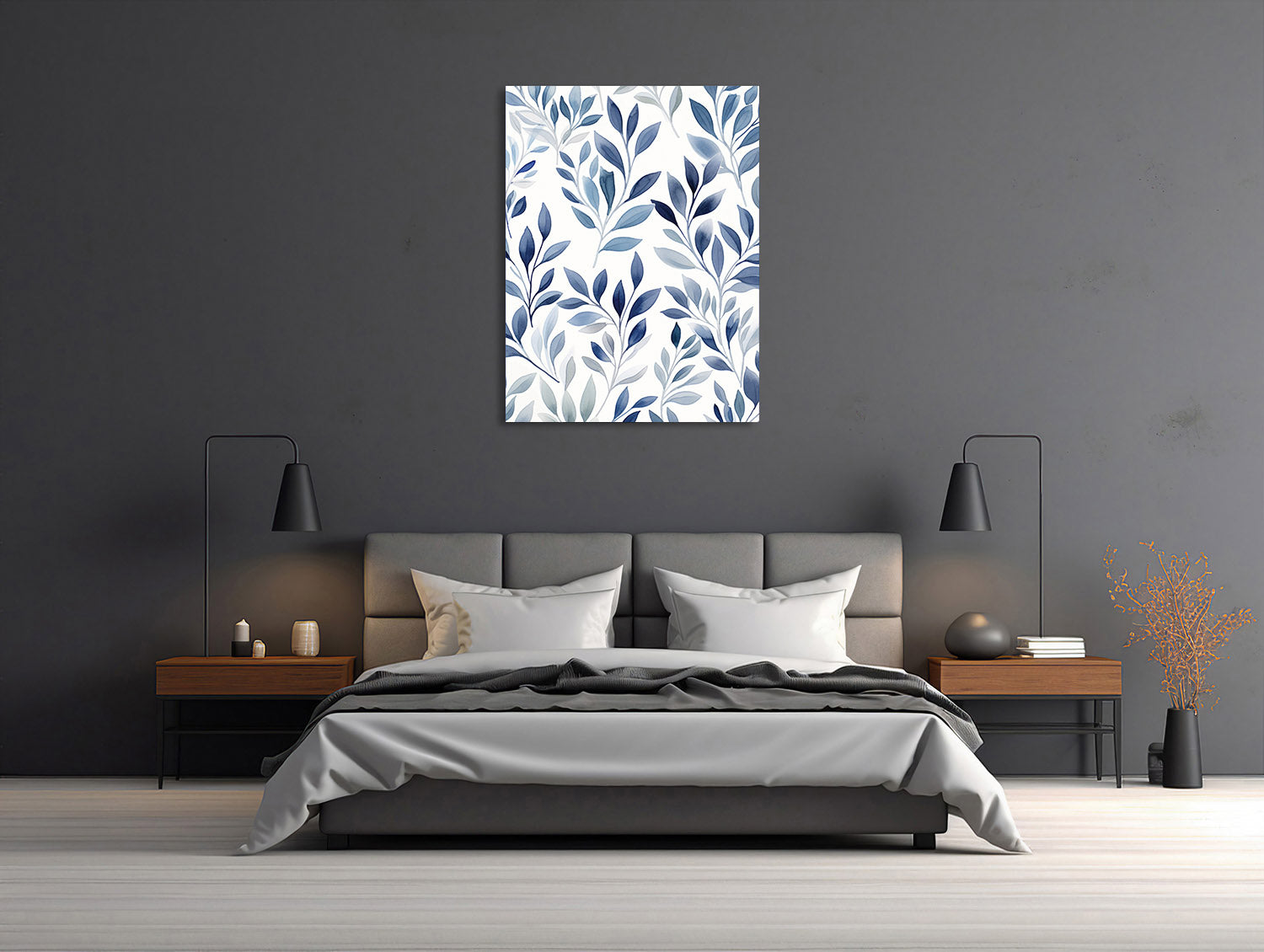 Blaue Flora