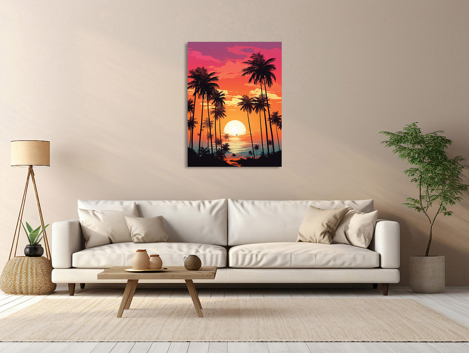 Tropischer Sonnenuntergang