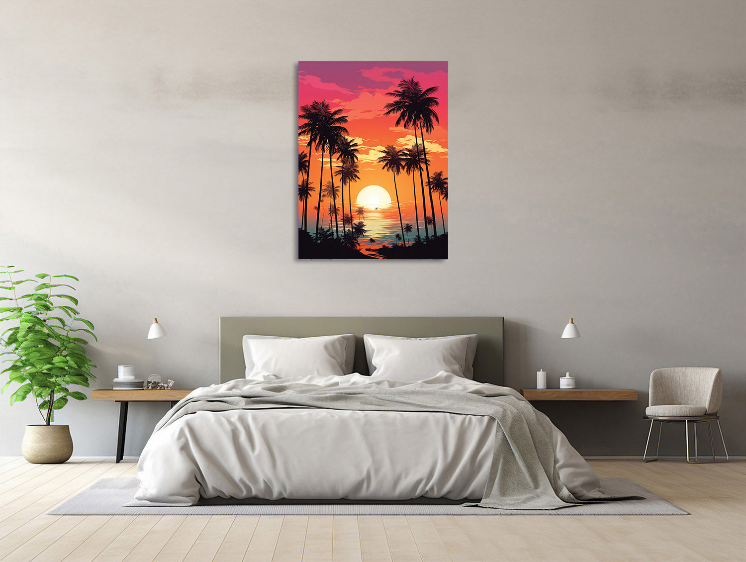 Tropischer Sonnenuntergang