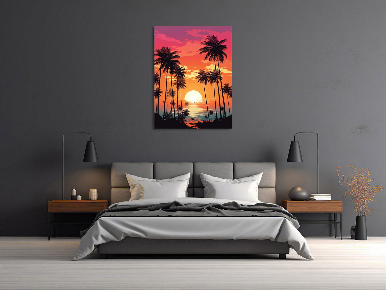 Tropischer Sonnenuntergang