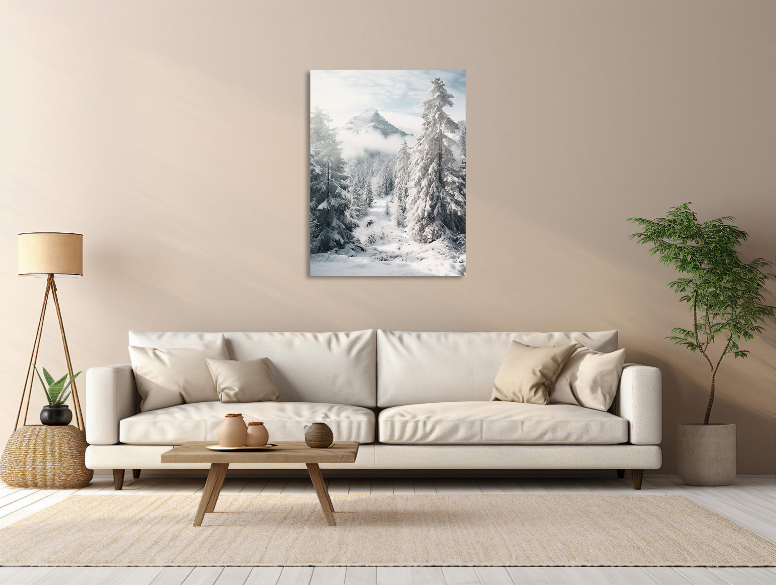 Winterliches Bergidyll