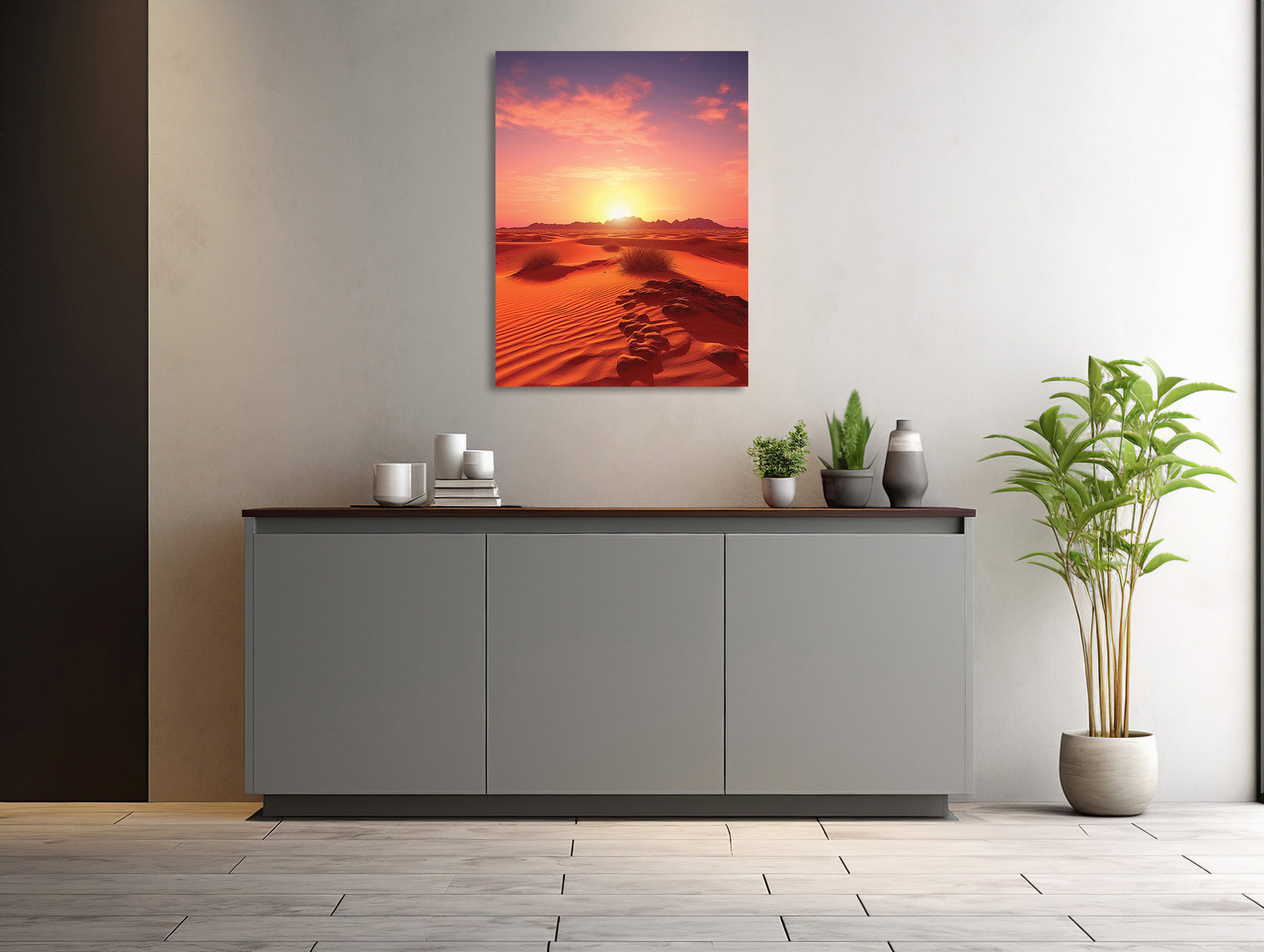Wüstenzauber bei Sonnenuntergang