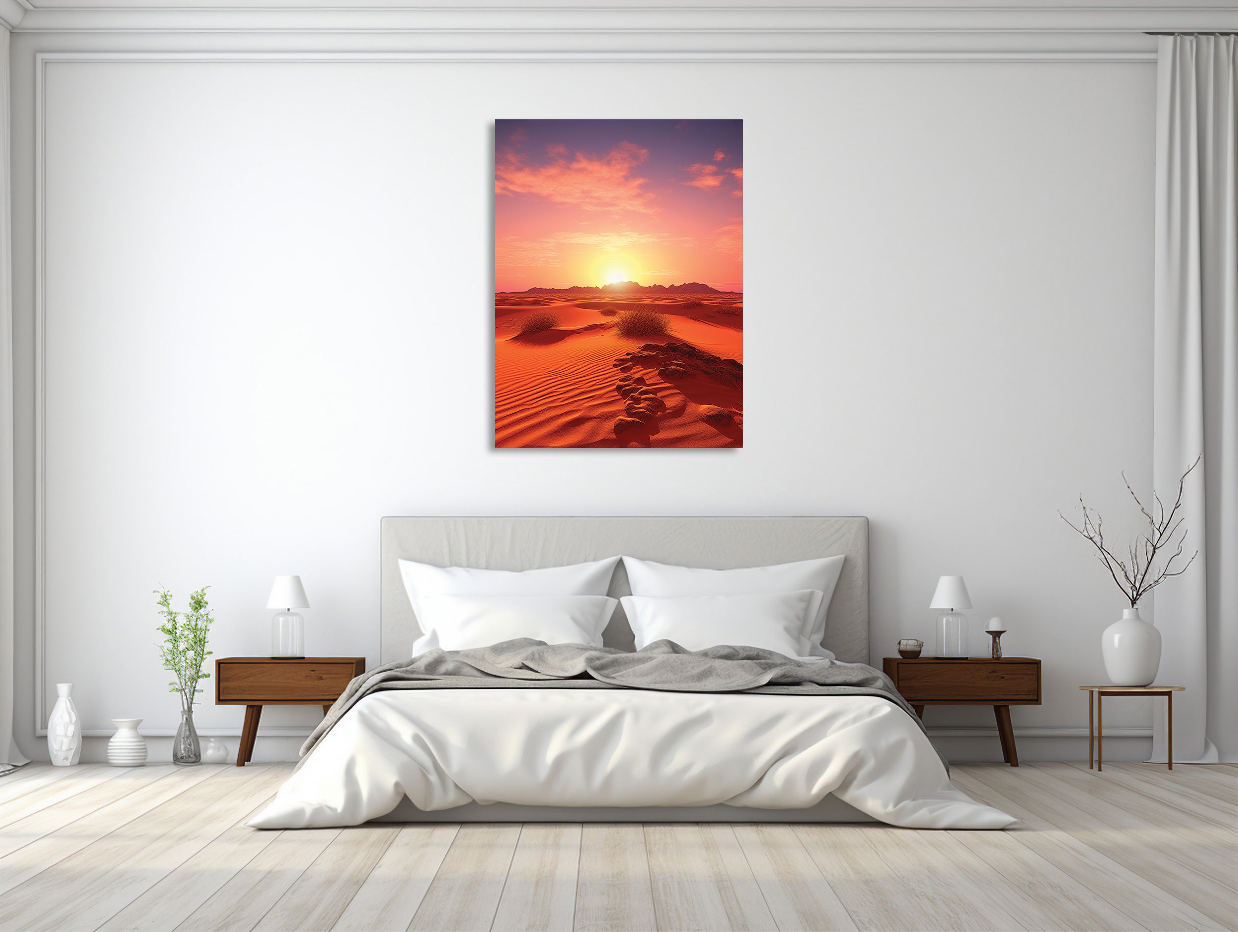 Wüstenzauber bei Sonnenuntergang