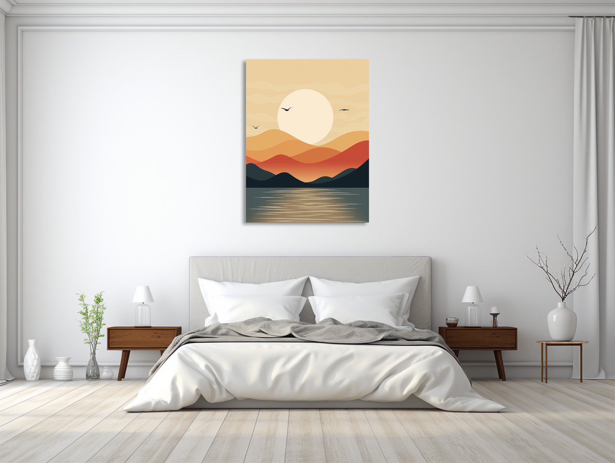 Sonnenuntergangs-Serentität