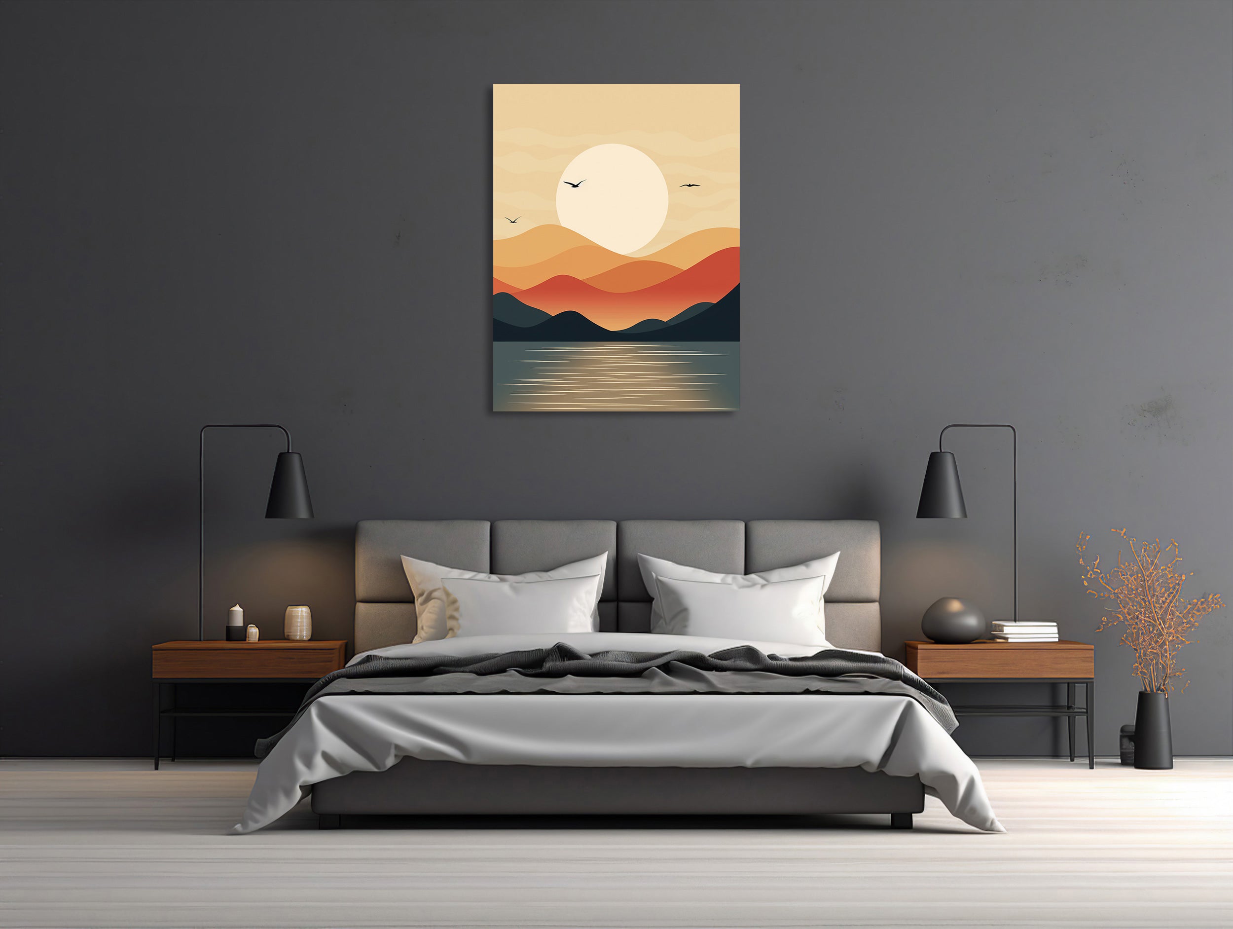 Sonnenuntergangs-Serentität