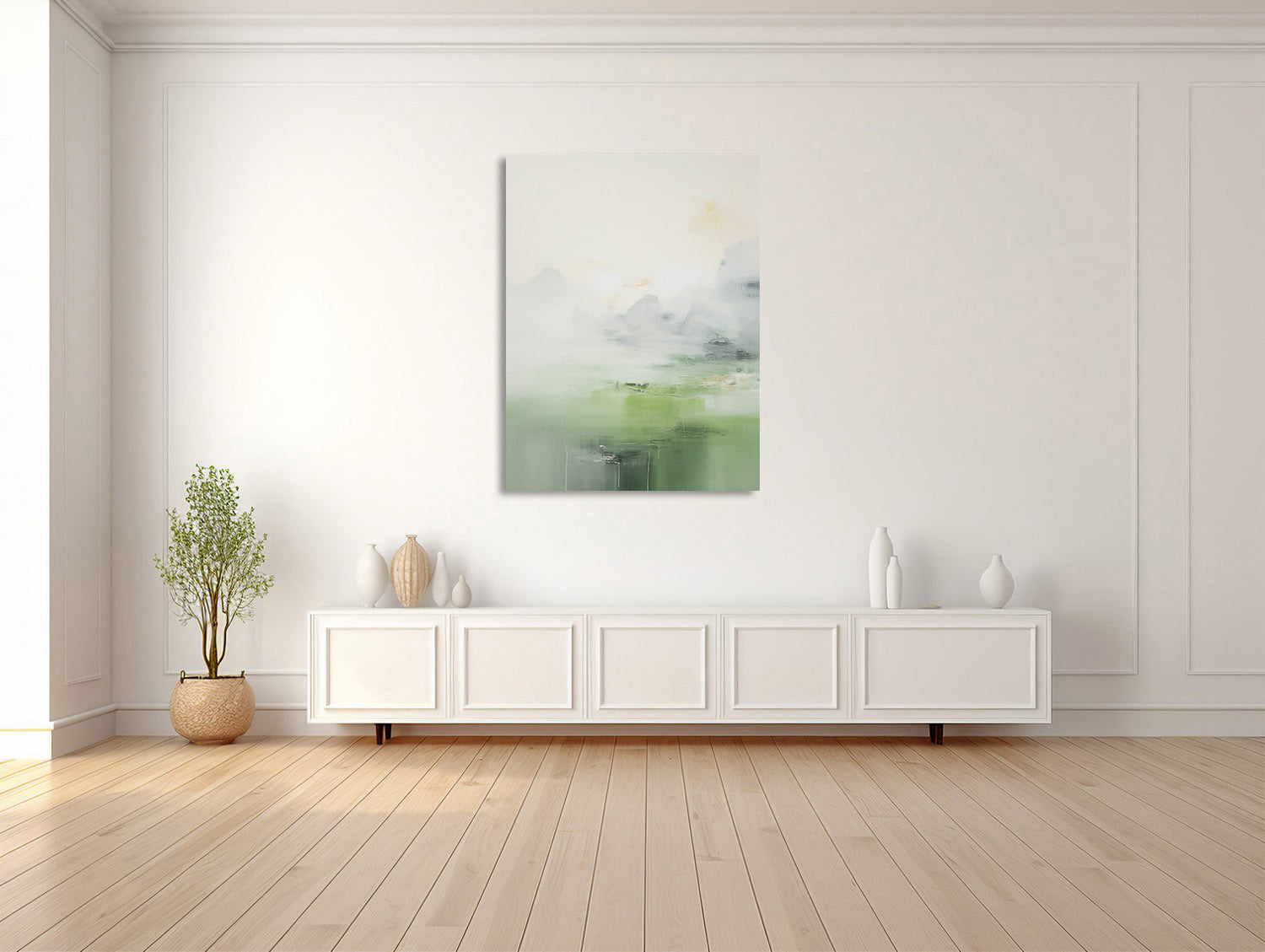 Nebel Berglandschaft
