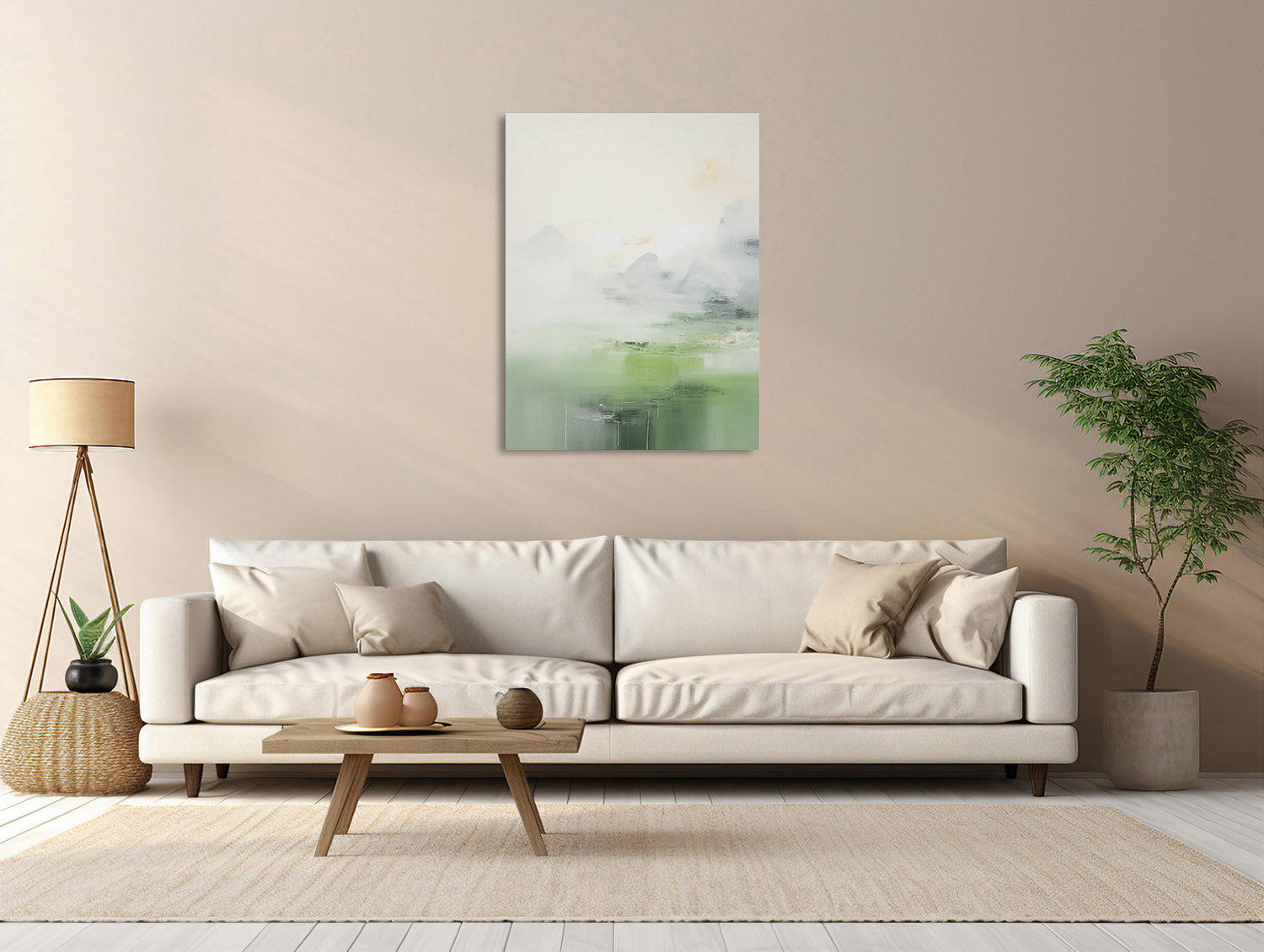Nebel Berglandschaft