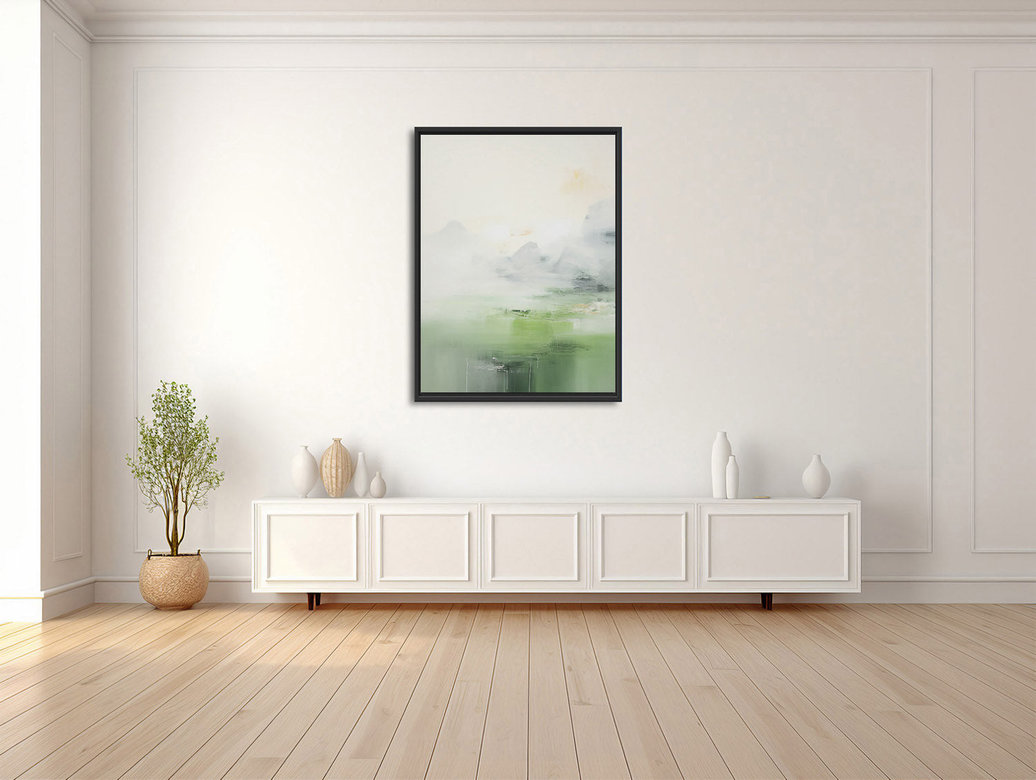 Nebel Berglandschaft