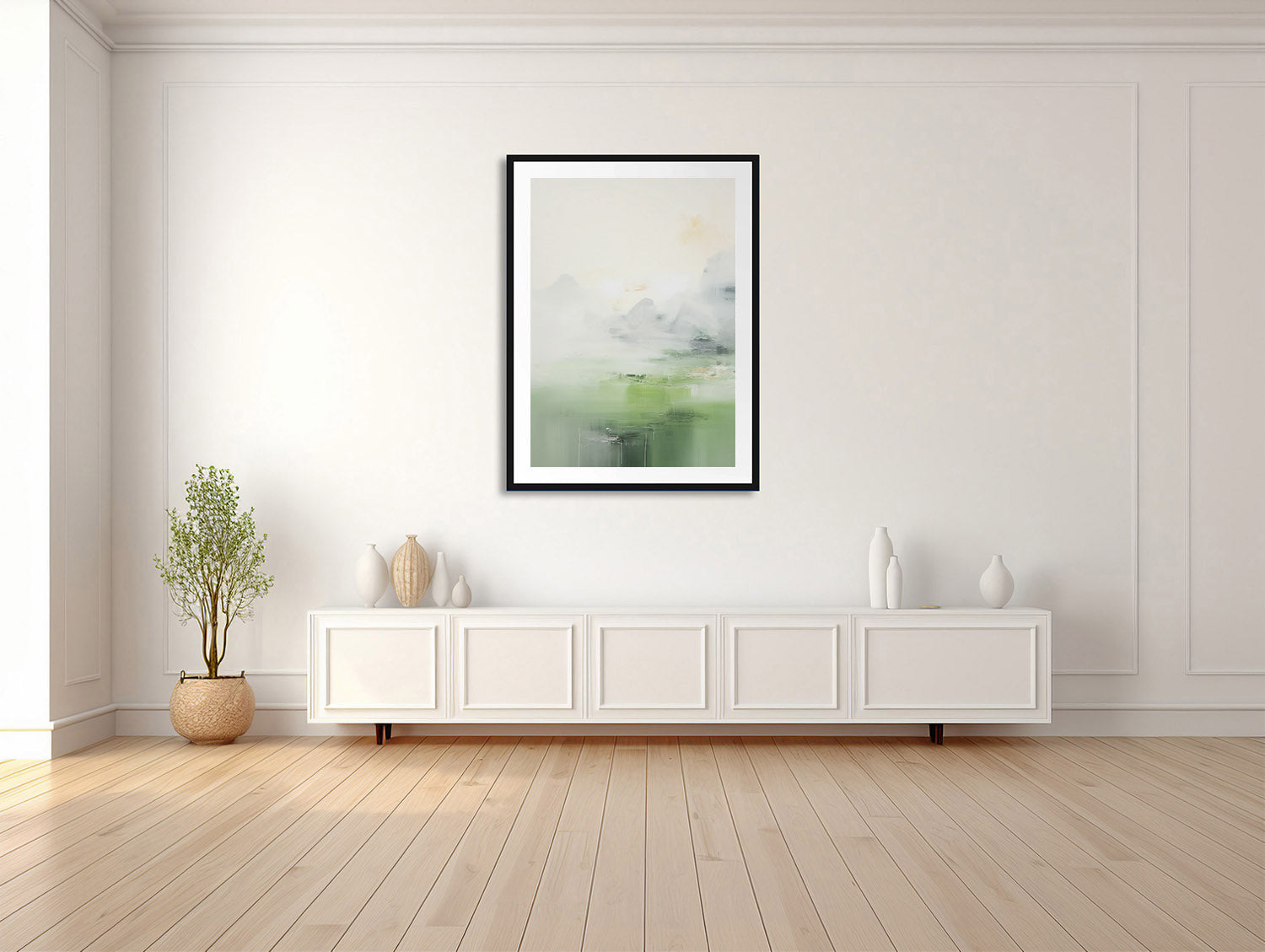 Nebel Berglandschaft