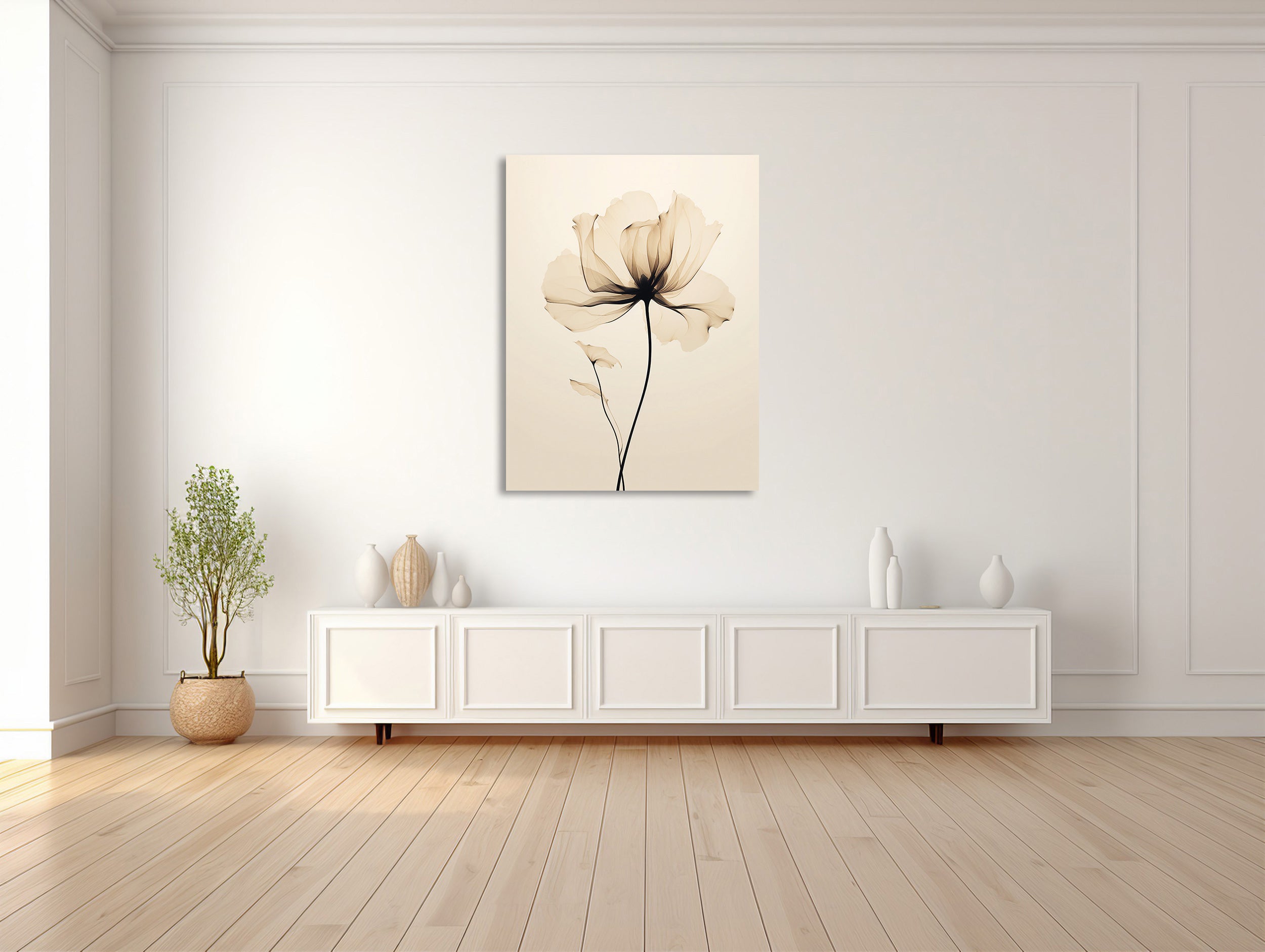 Sepia Floral