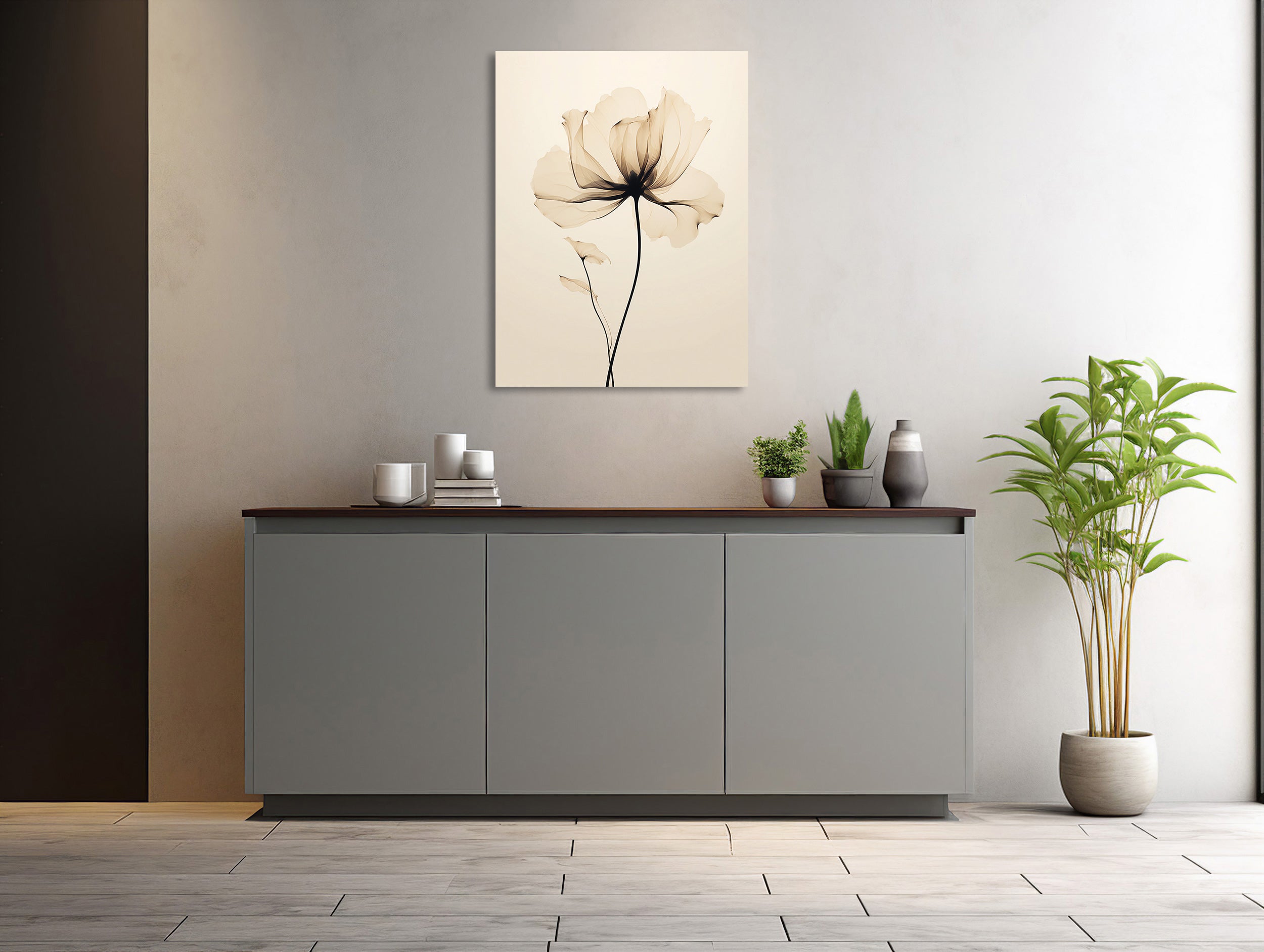 Sepia Floral