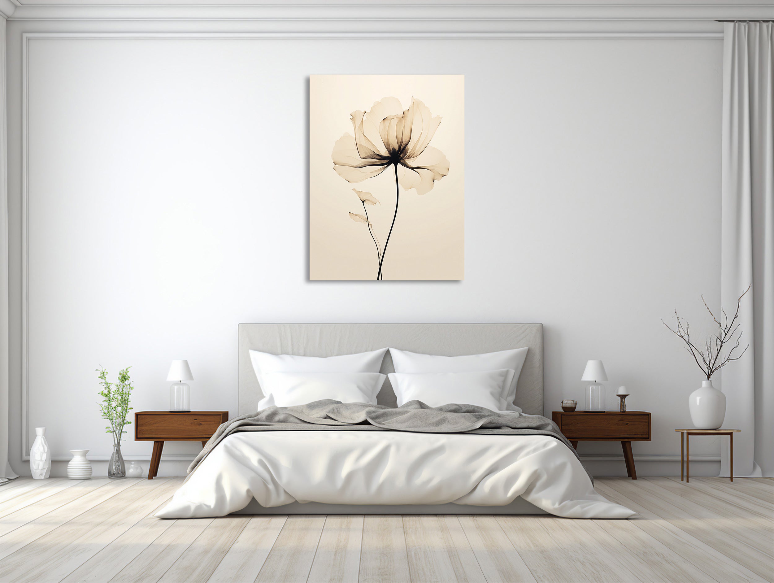 Sepia Floral