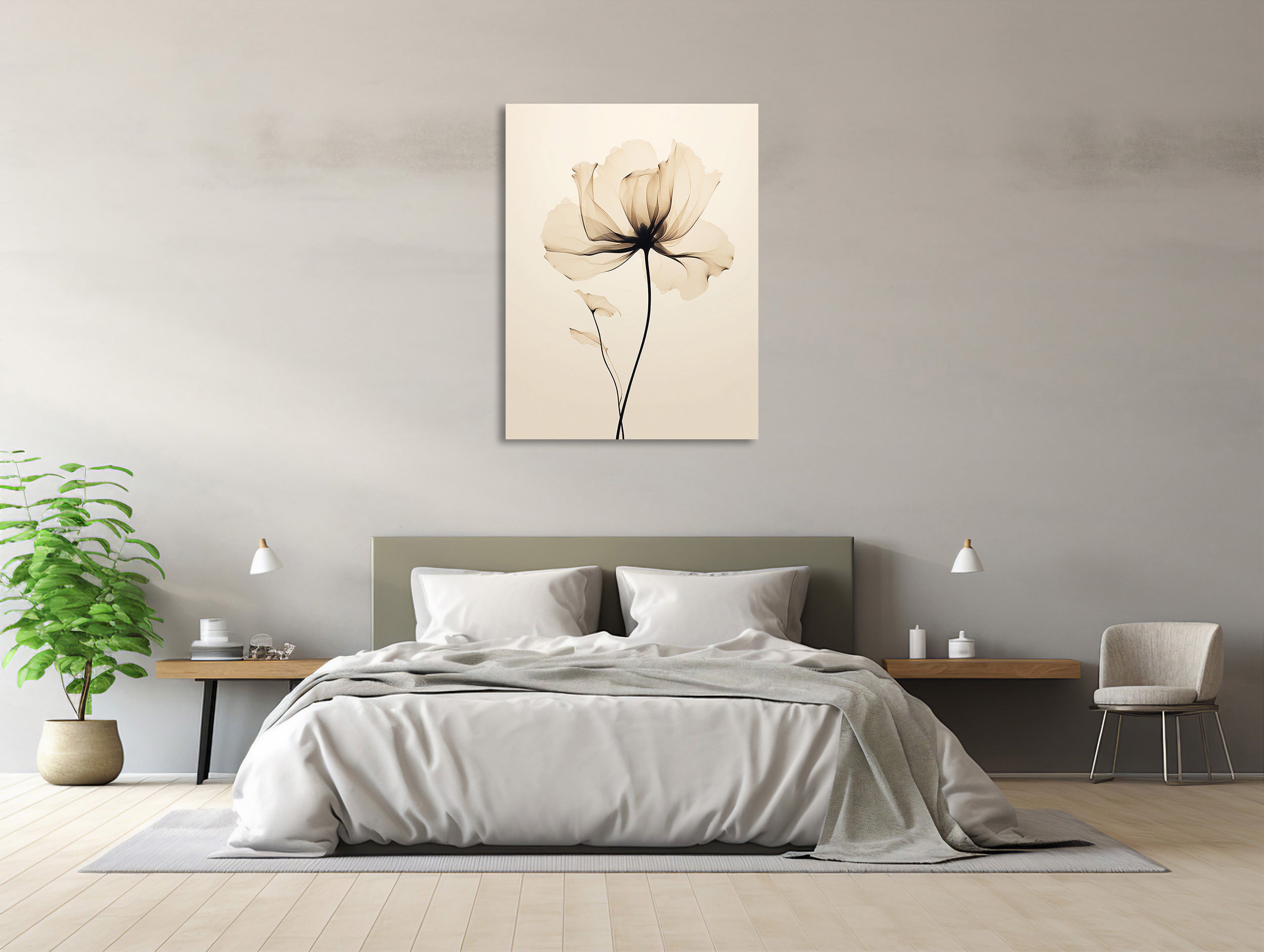 Sepia Floral